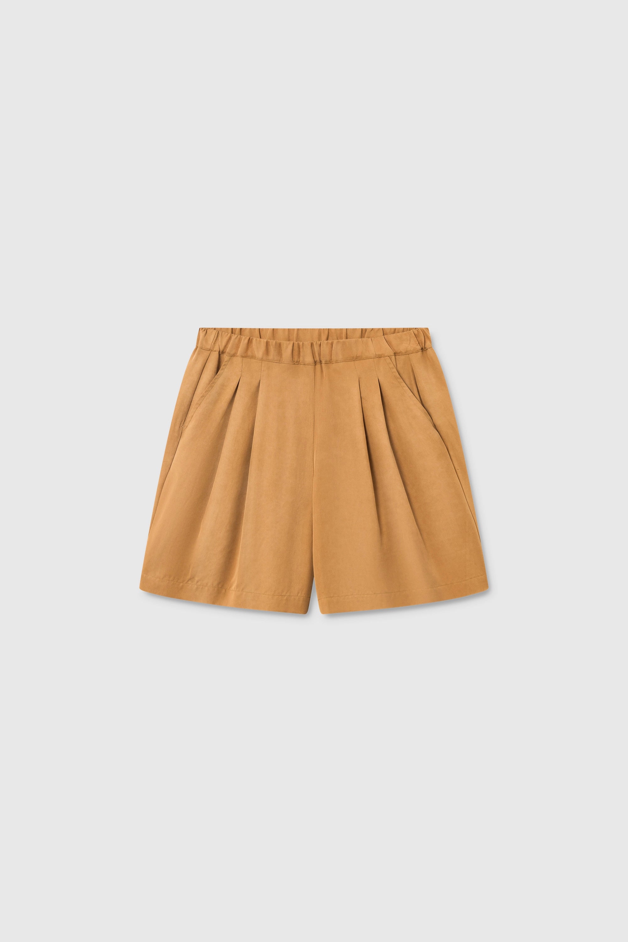 Sira Shorts I Tencel - Ochre