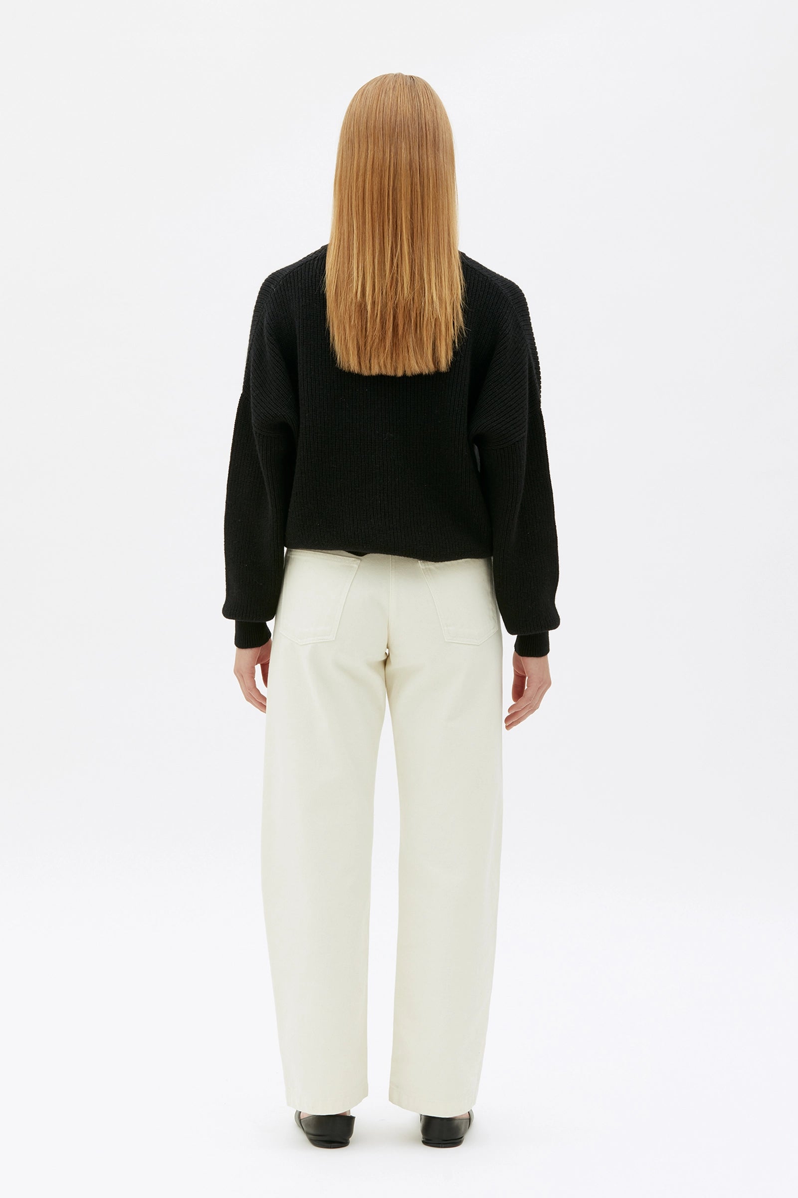 Celie Wool Cashmere Cardigan - Black