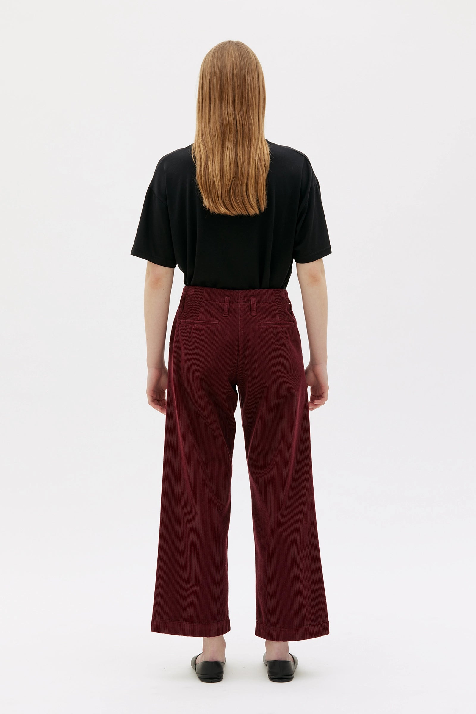 Lail Croppad Byxa I Manchester - Bordeaux