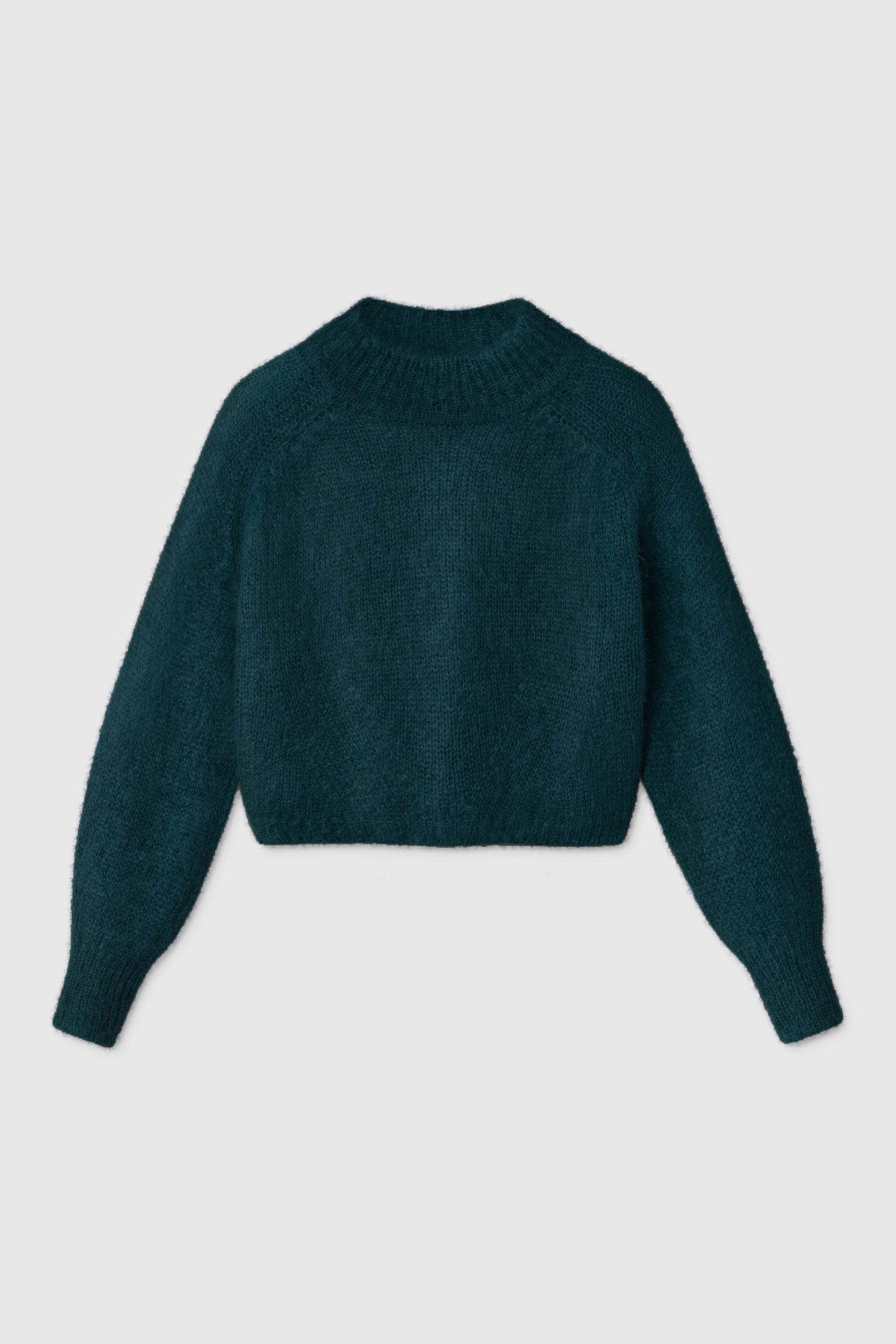 Faye Silke Mohairtröja - Dark Pine Green