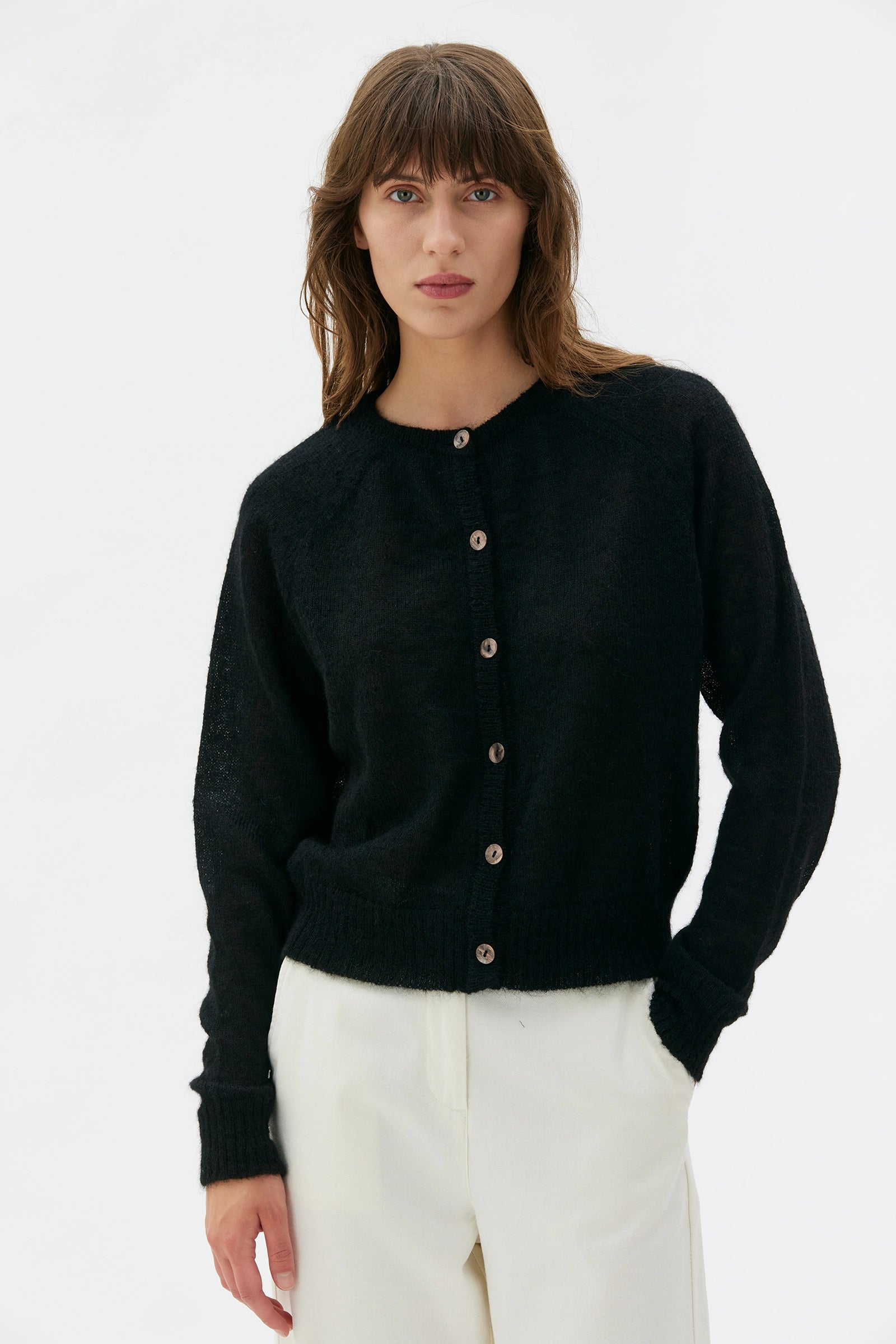 Laio Kofta I Mohair Och Silke - Black