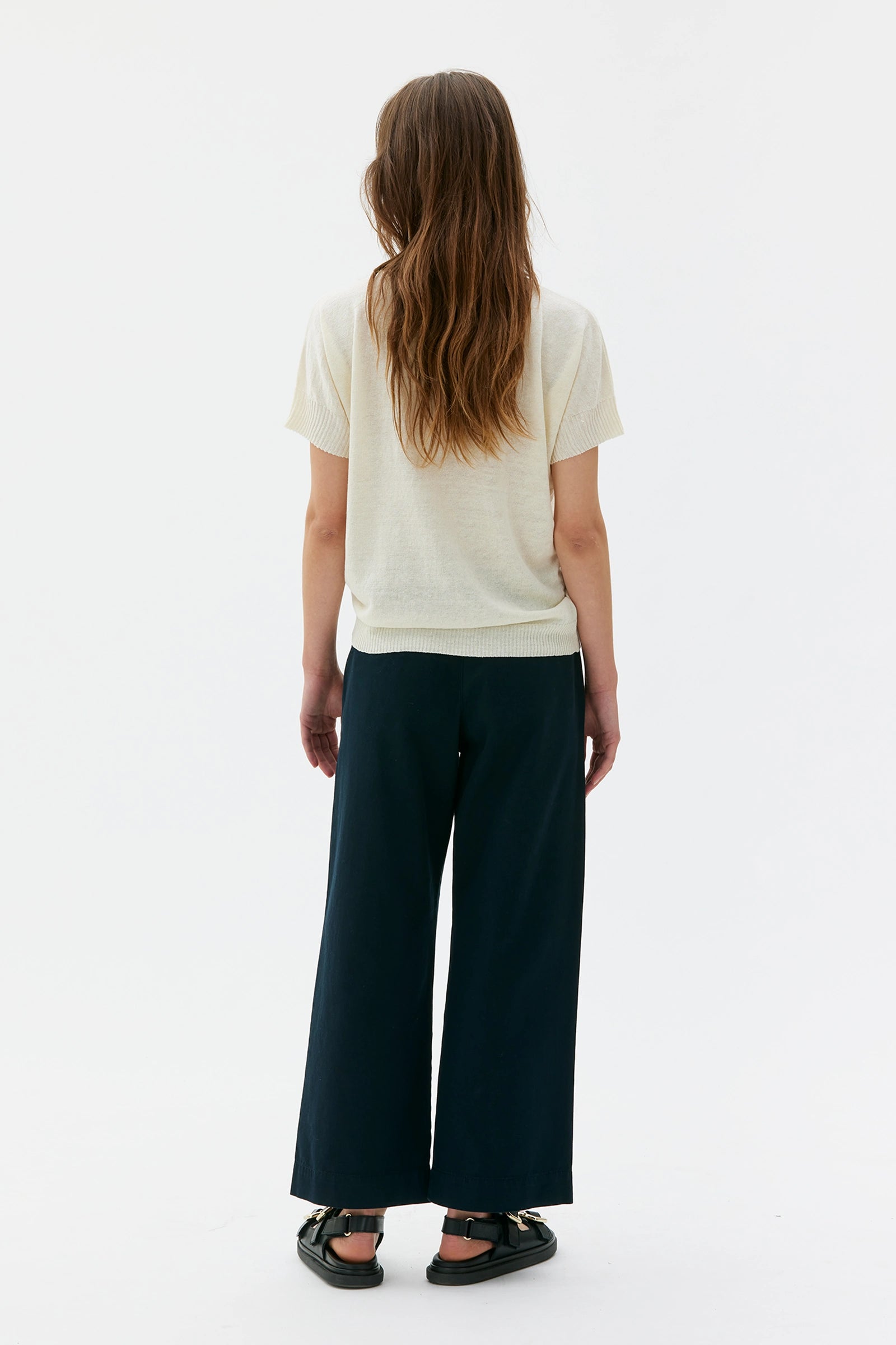 Sirus Silk Linen Dolman Sleeve Top – White
Sirus Topp i Silke och Lin med Dolmanärm - Vit