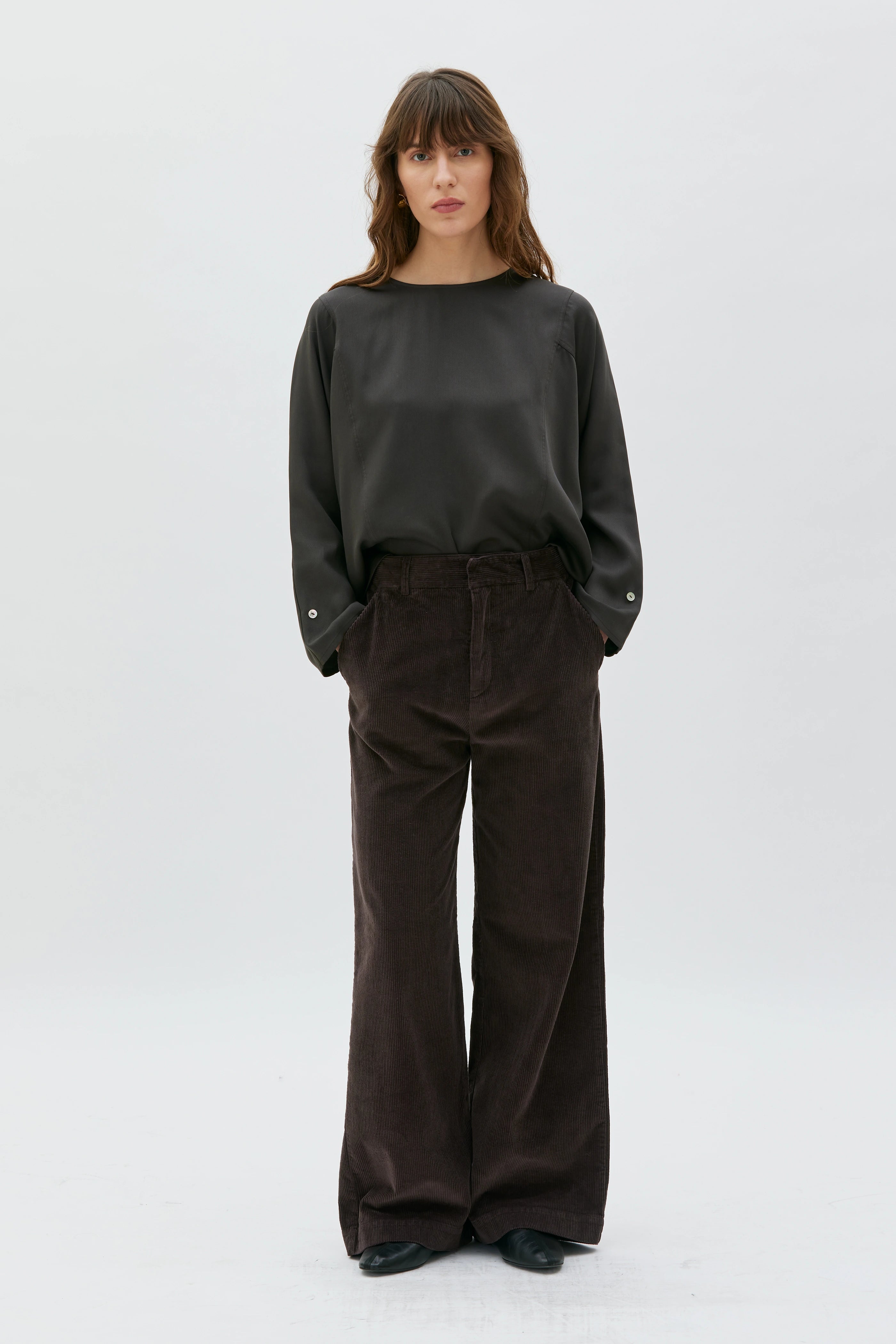 Chandra Blus I Tenceltwill - Shiitake Brown