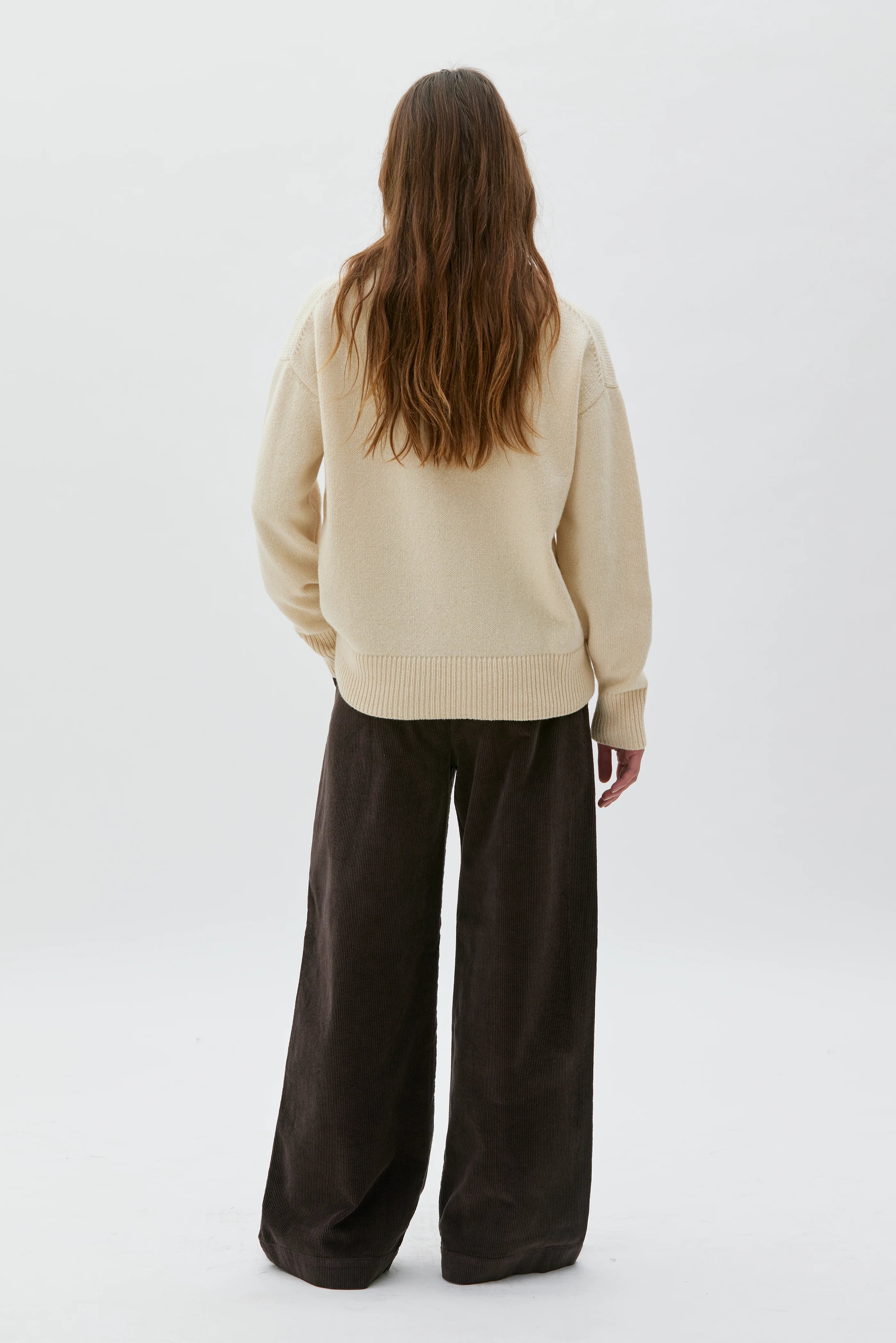 Aya Vida Manchesterbyxor - Cacao Brown