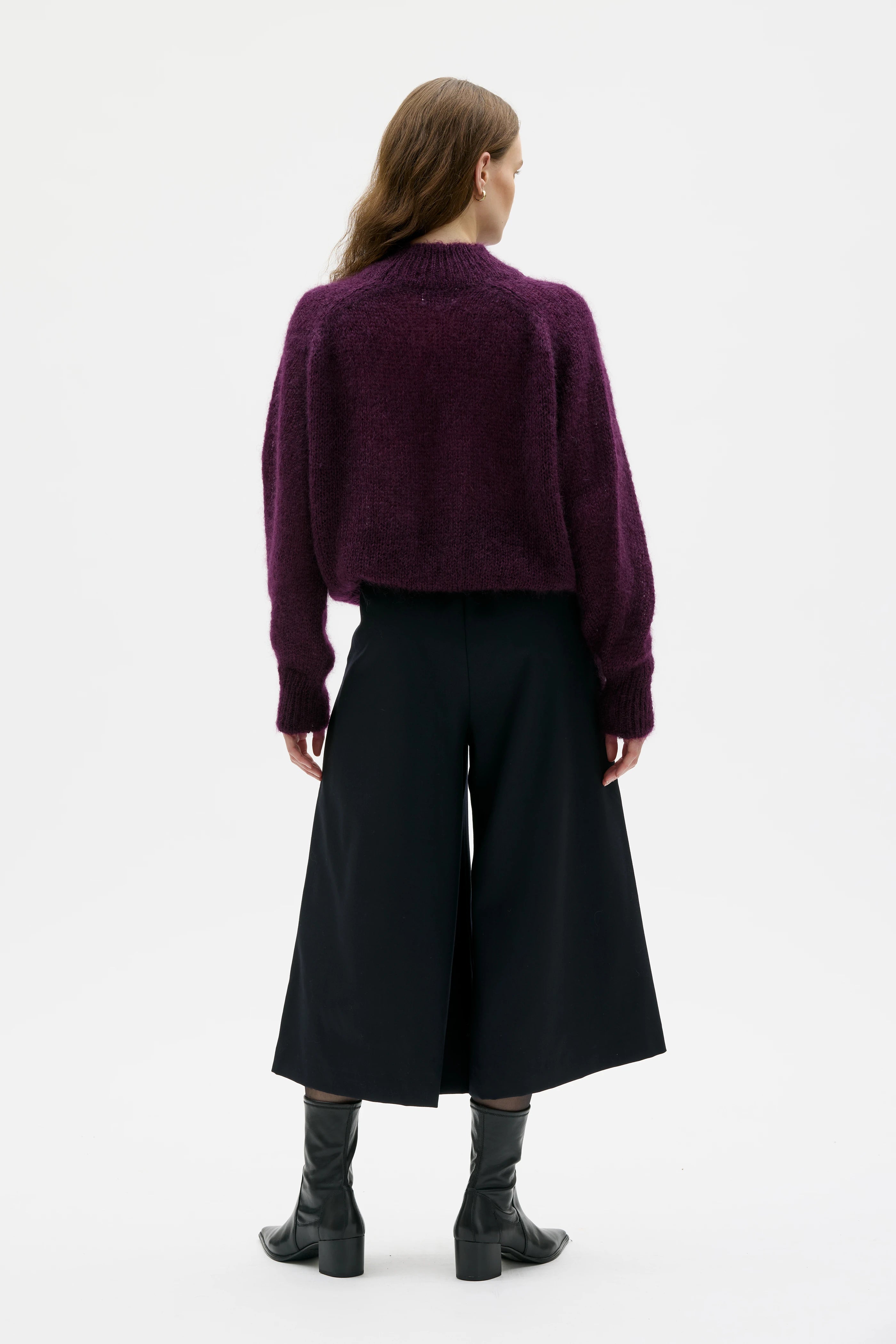 Tula culottebyxor i ull - Black