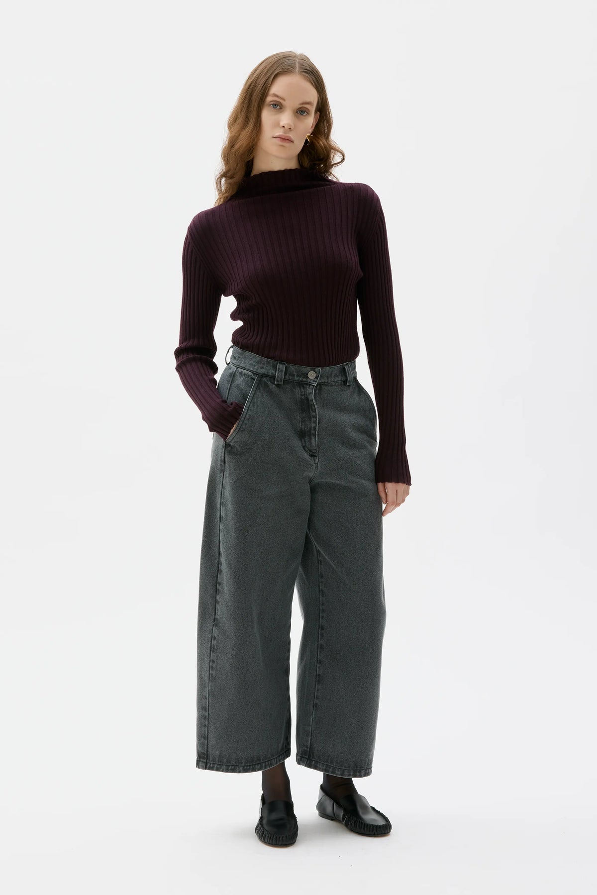 Itsu Jeans i Ekologisk Bomull - Grey