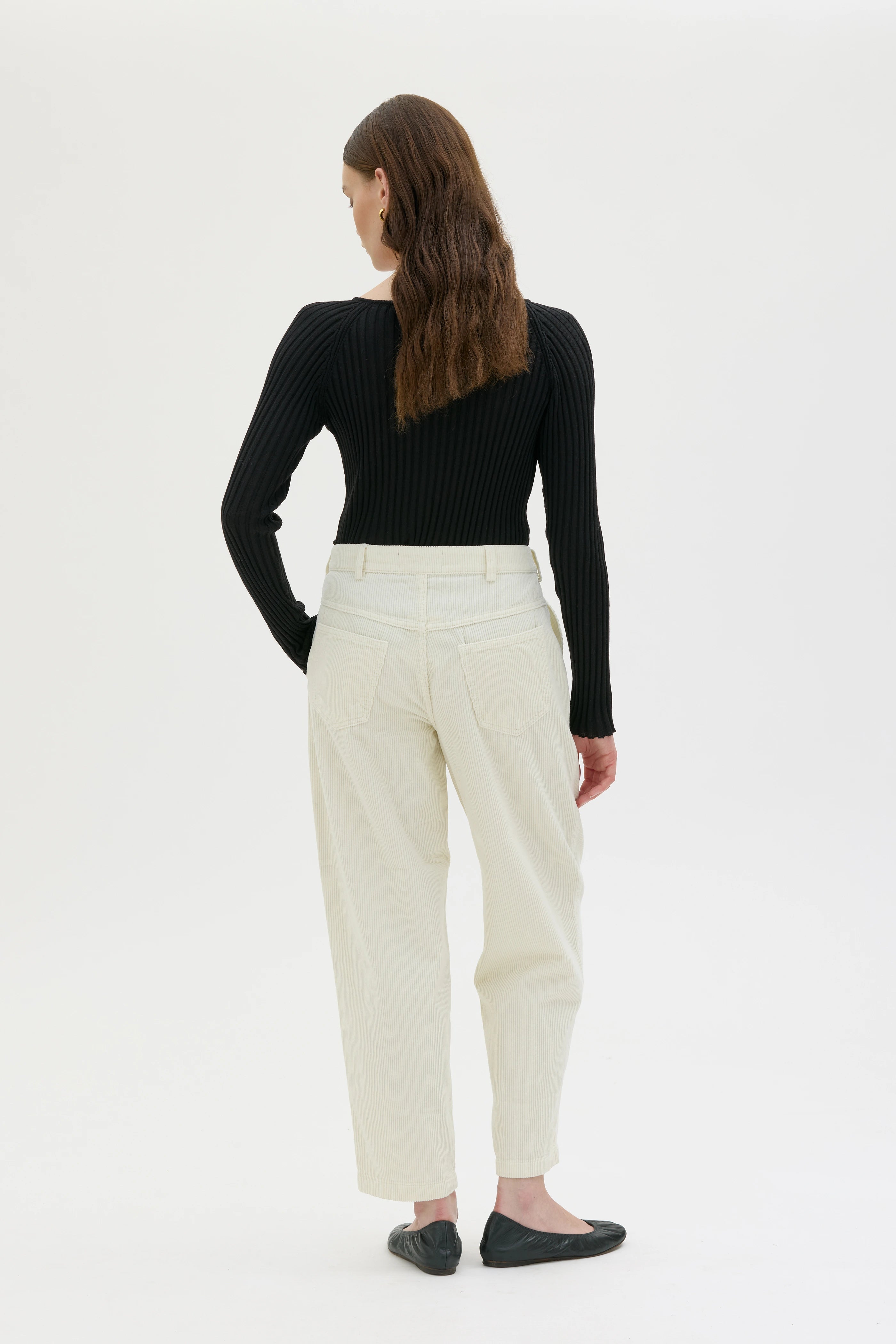 Ruth Manchesterbyxa - White