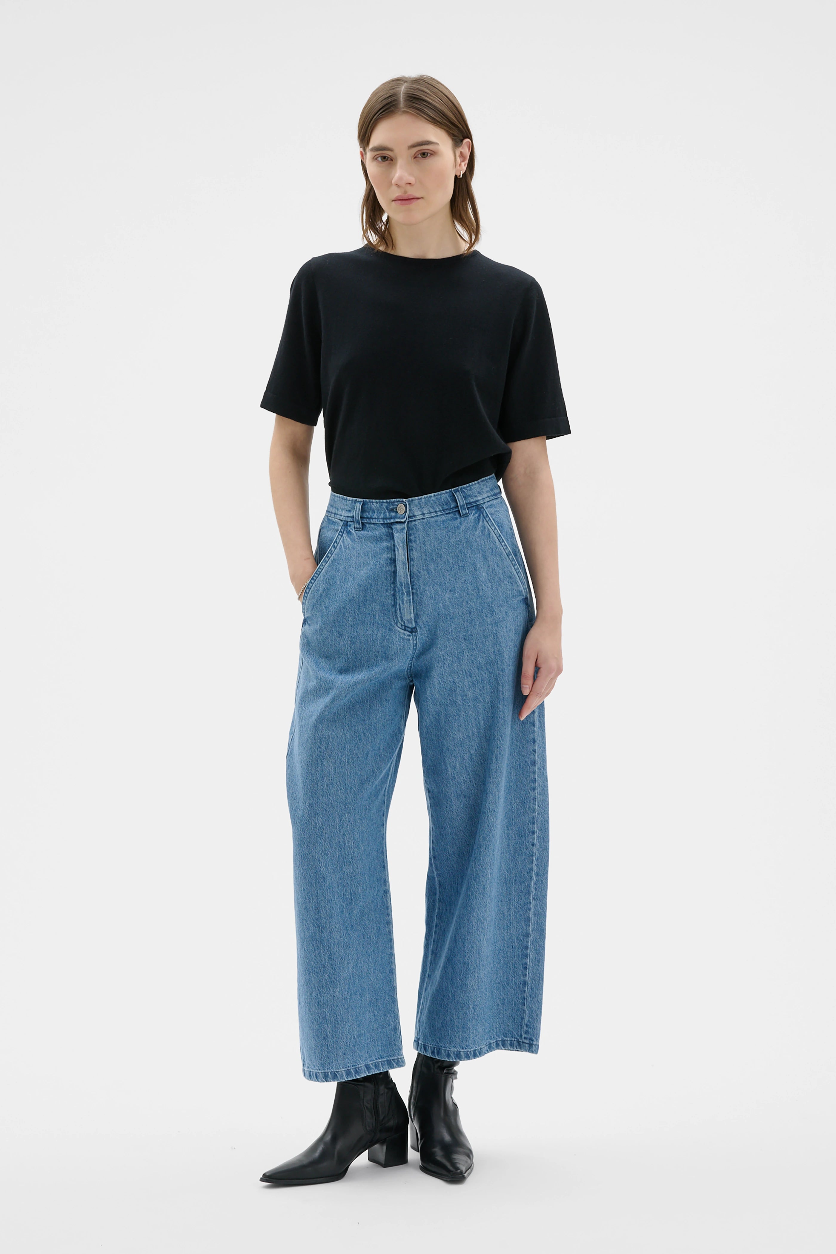 Etsu Denimbyxor I Hampa Och Ekologisk Bomull - Light Indigo
