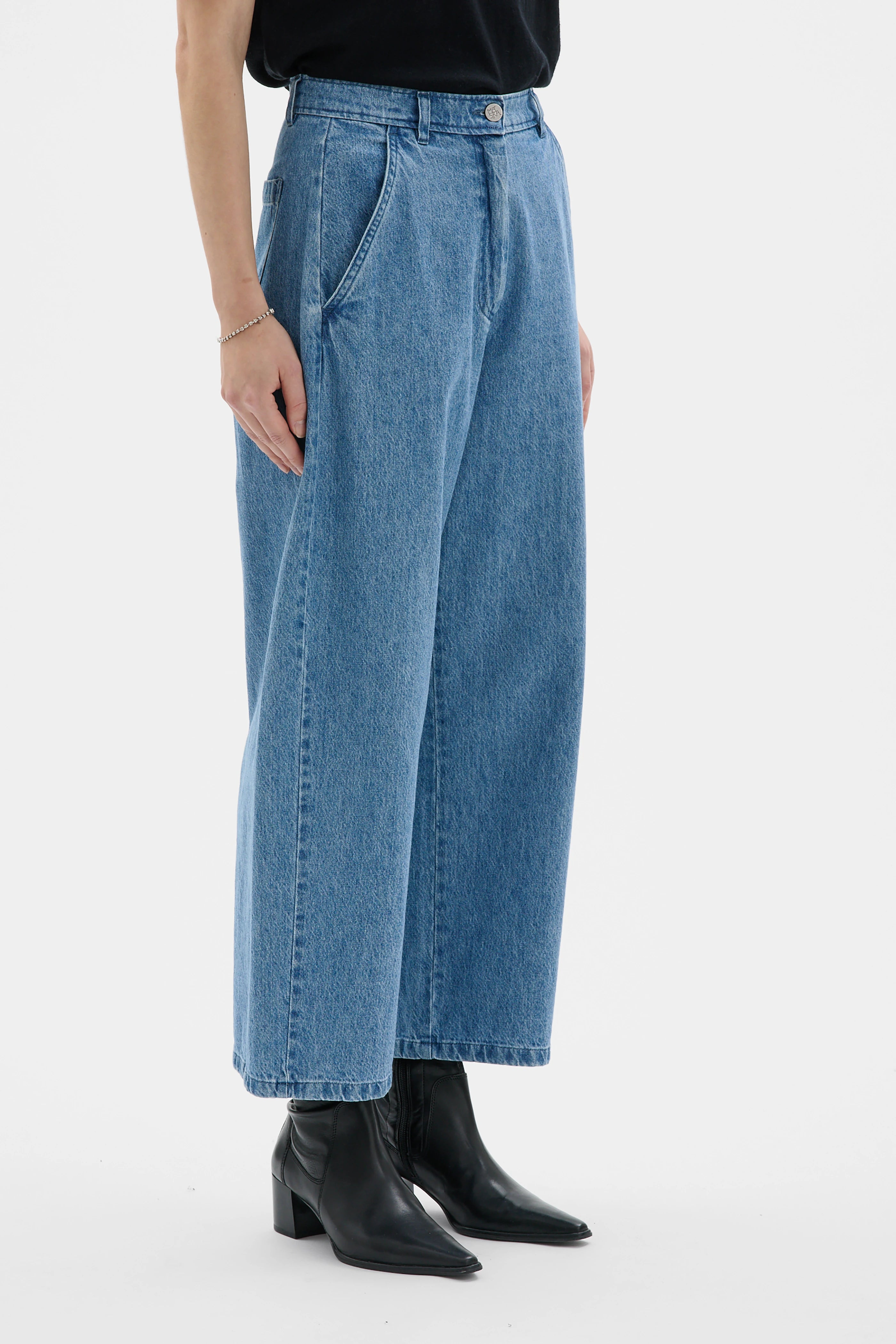 Etsu Denimbyxor I Hampa Och Ekologisk Bomull - Light Indigo