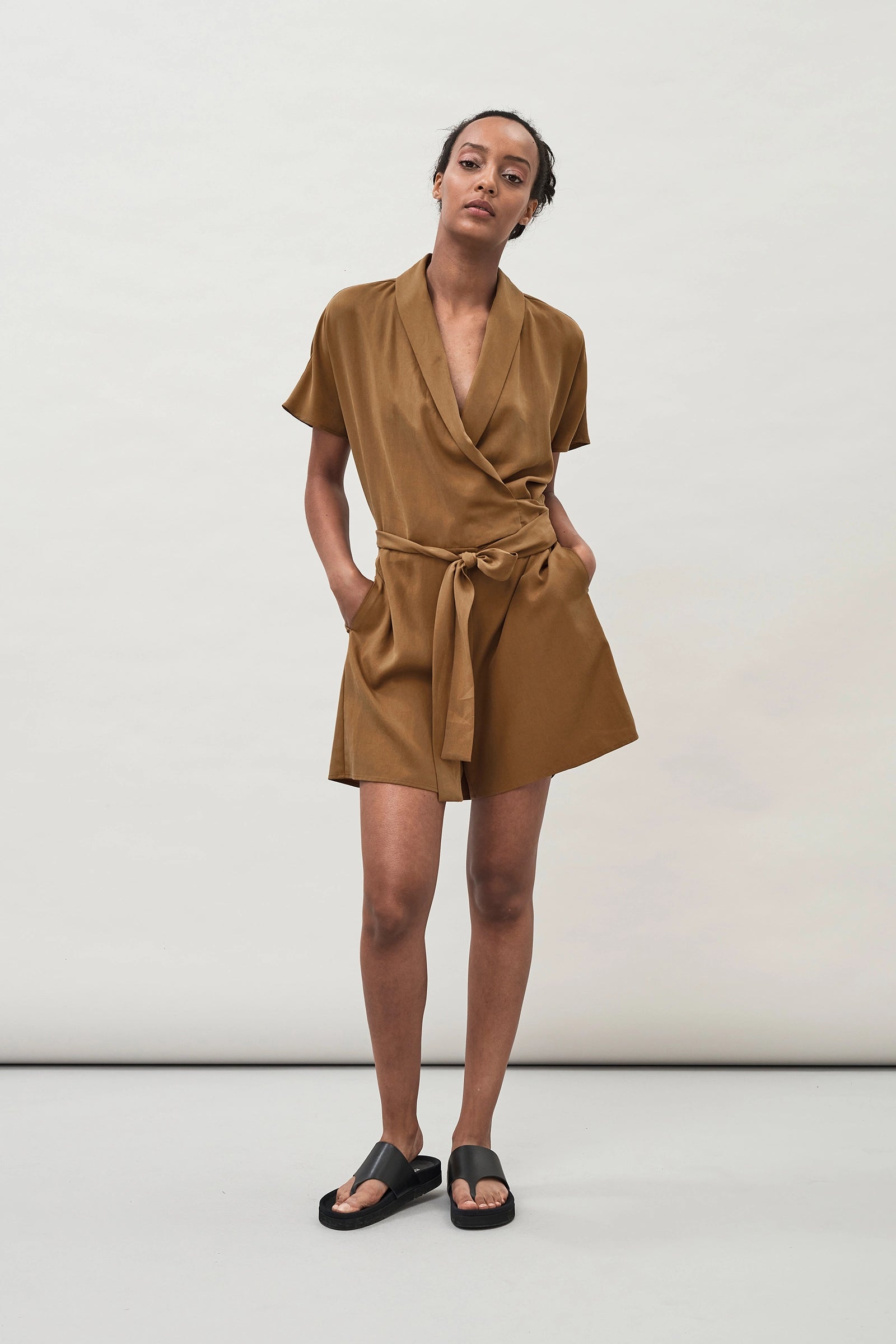 Lea Tencel Byxdress - Topaz