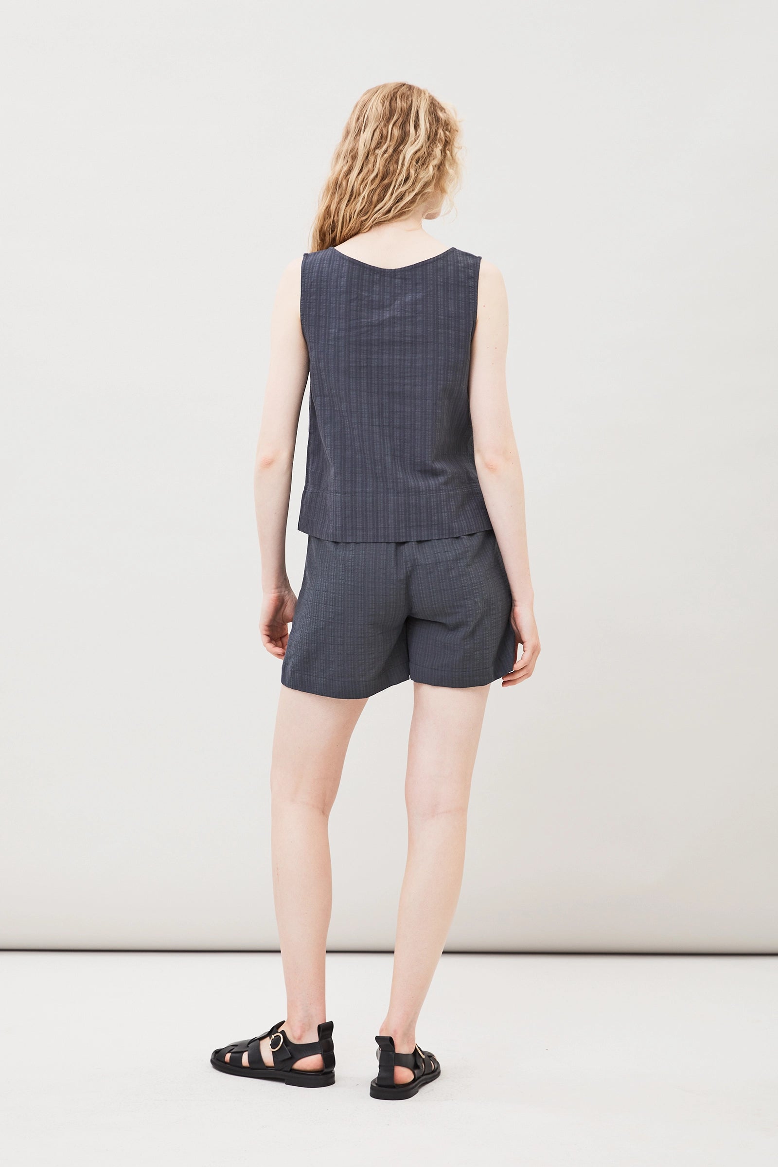 Kali Ekologiska Bomullsshorts - Charcoal