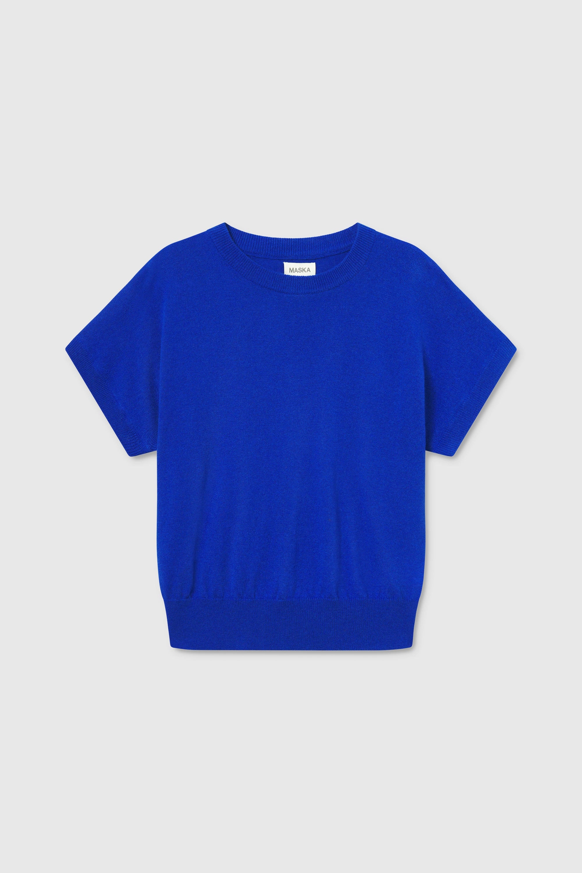 Maeve Boxy Cashmere Top - Klein Blue