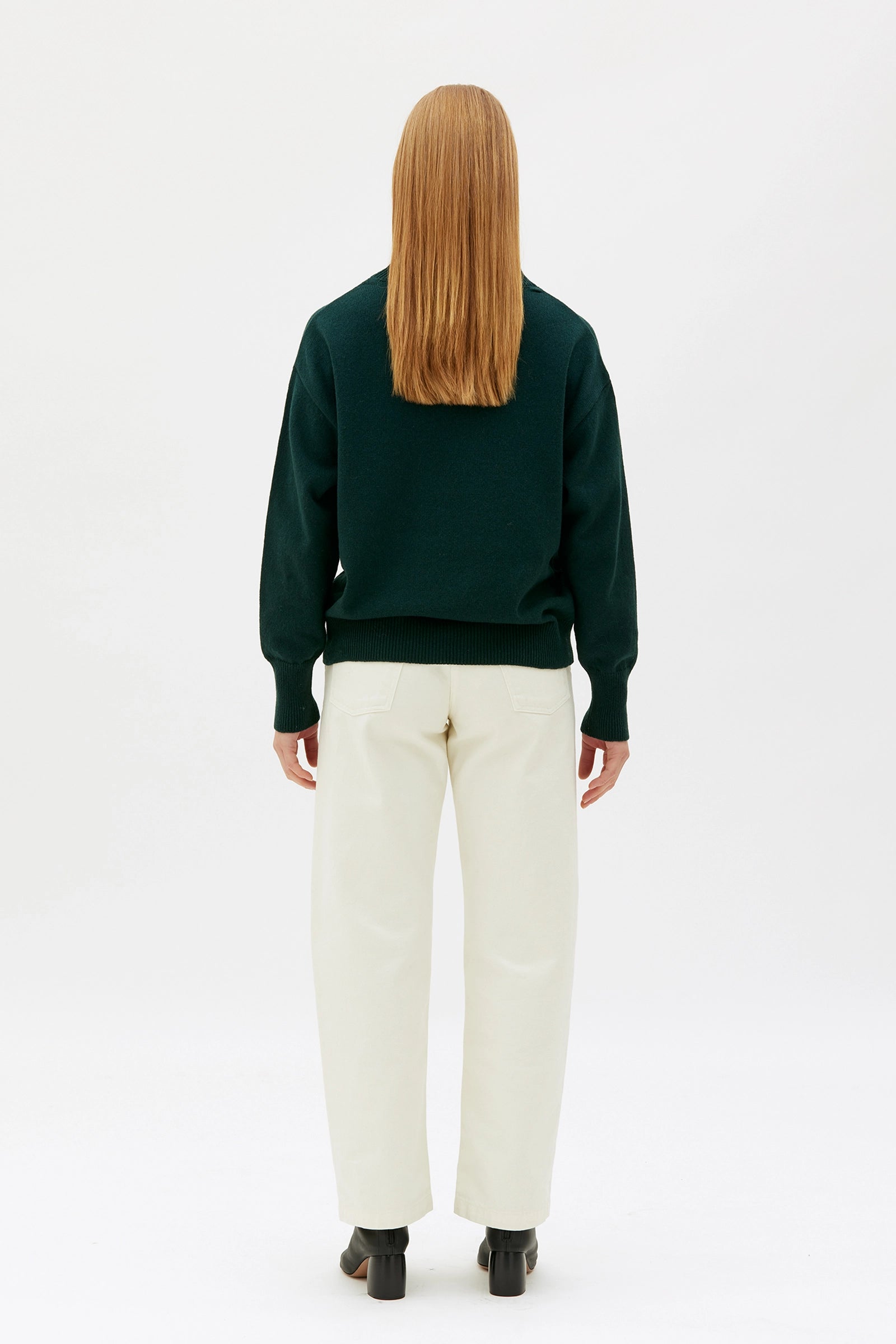 Nash Wool And Cashmere Turtleneck Sweater - Dark Pine Green