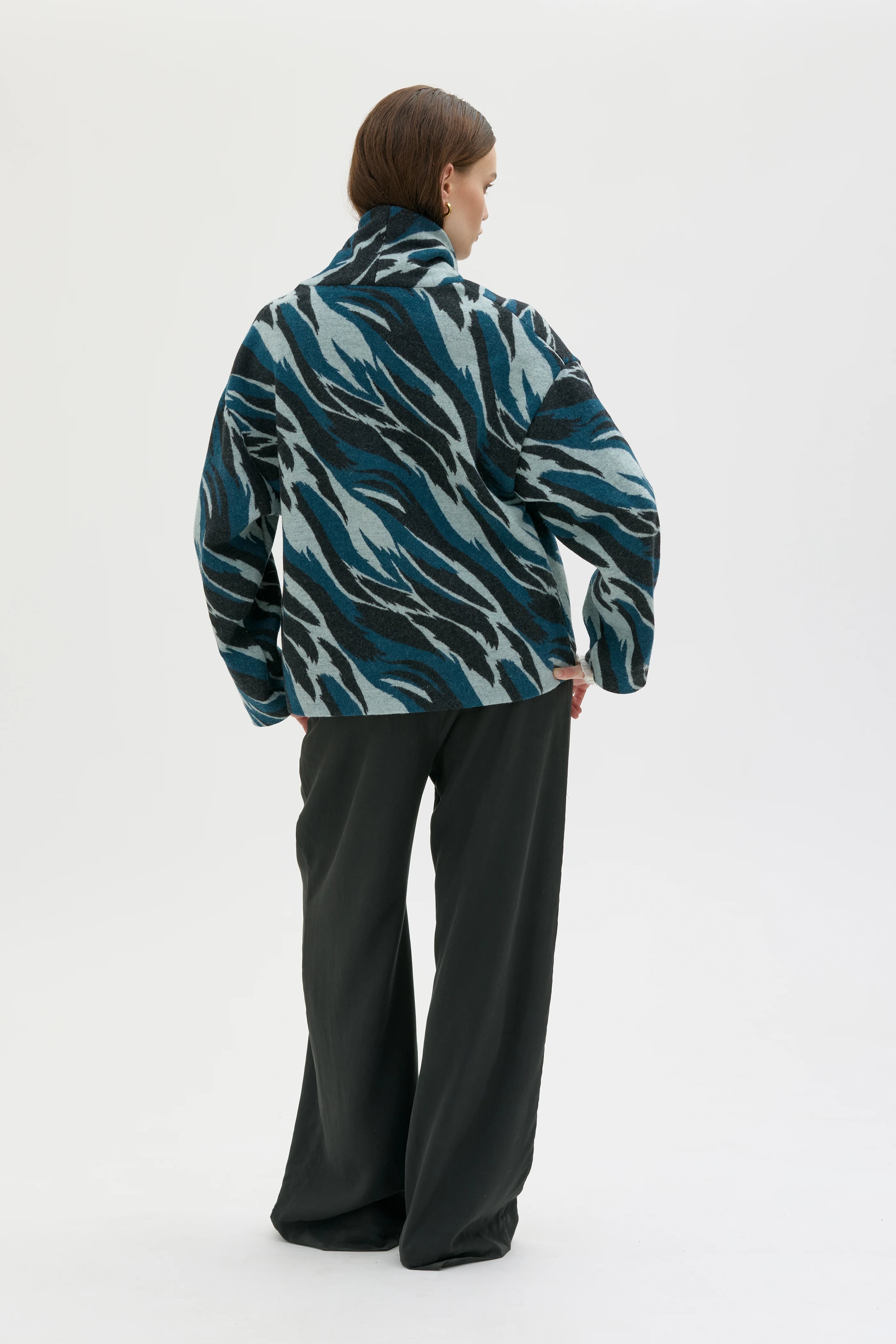 Hale Boiled Wool Jacket – Multicolour