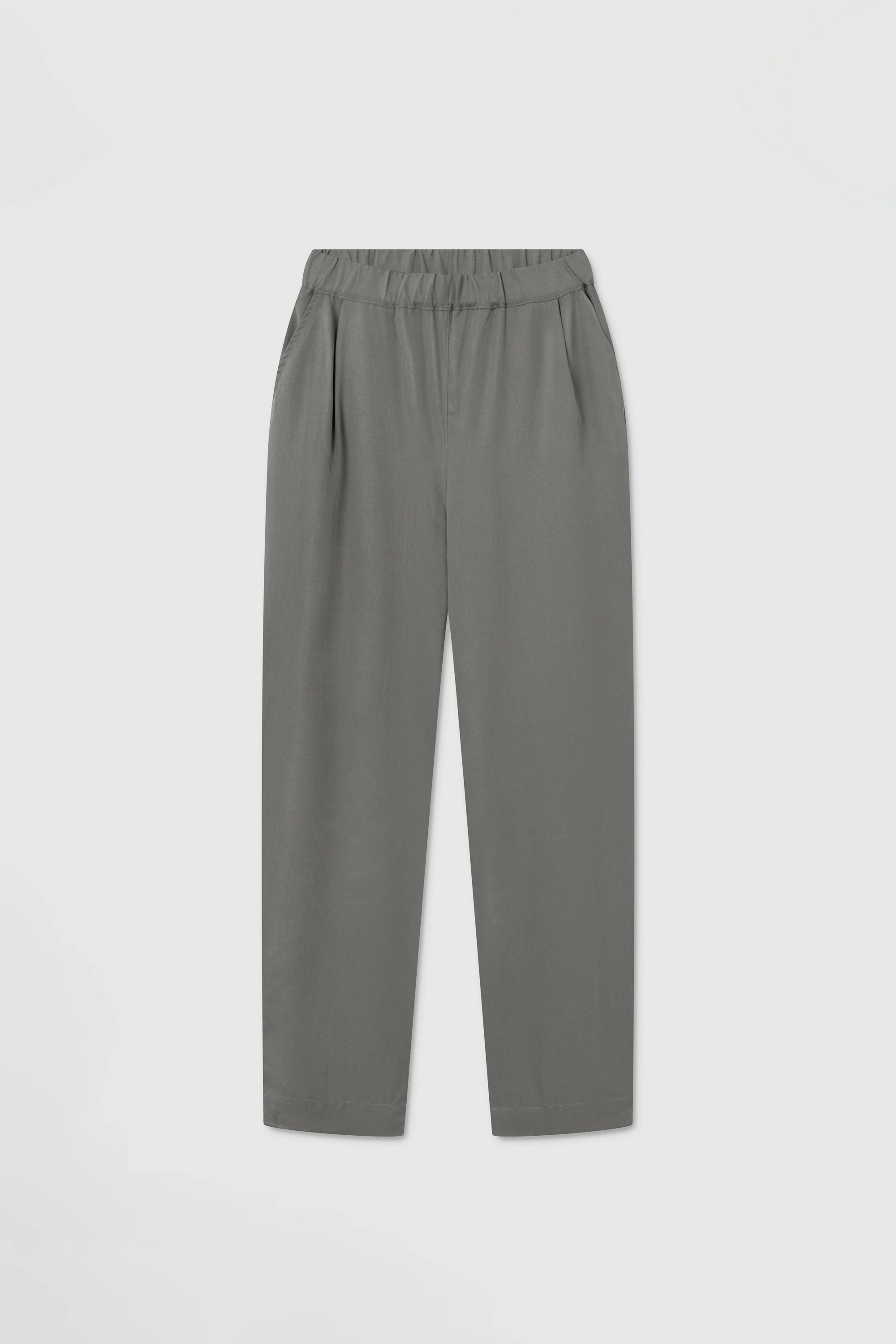 Jira Tencelbyxor Med Elastisk Midja - Spruce Green
