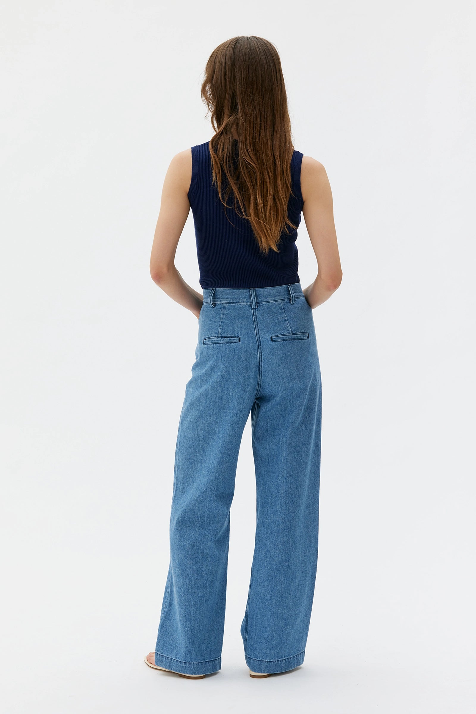 Miza Raka Jeans I Ekologisk Bomull Och Hampa - Light Indigo