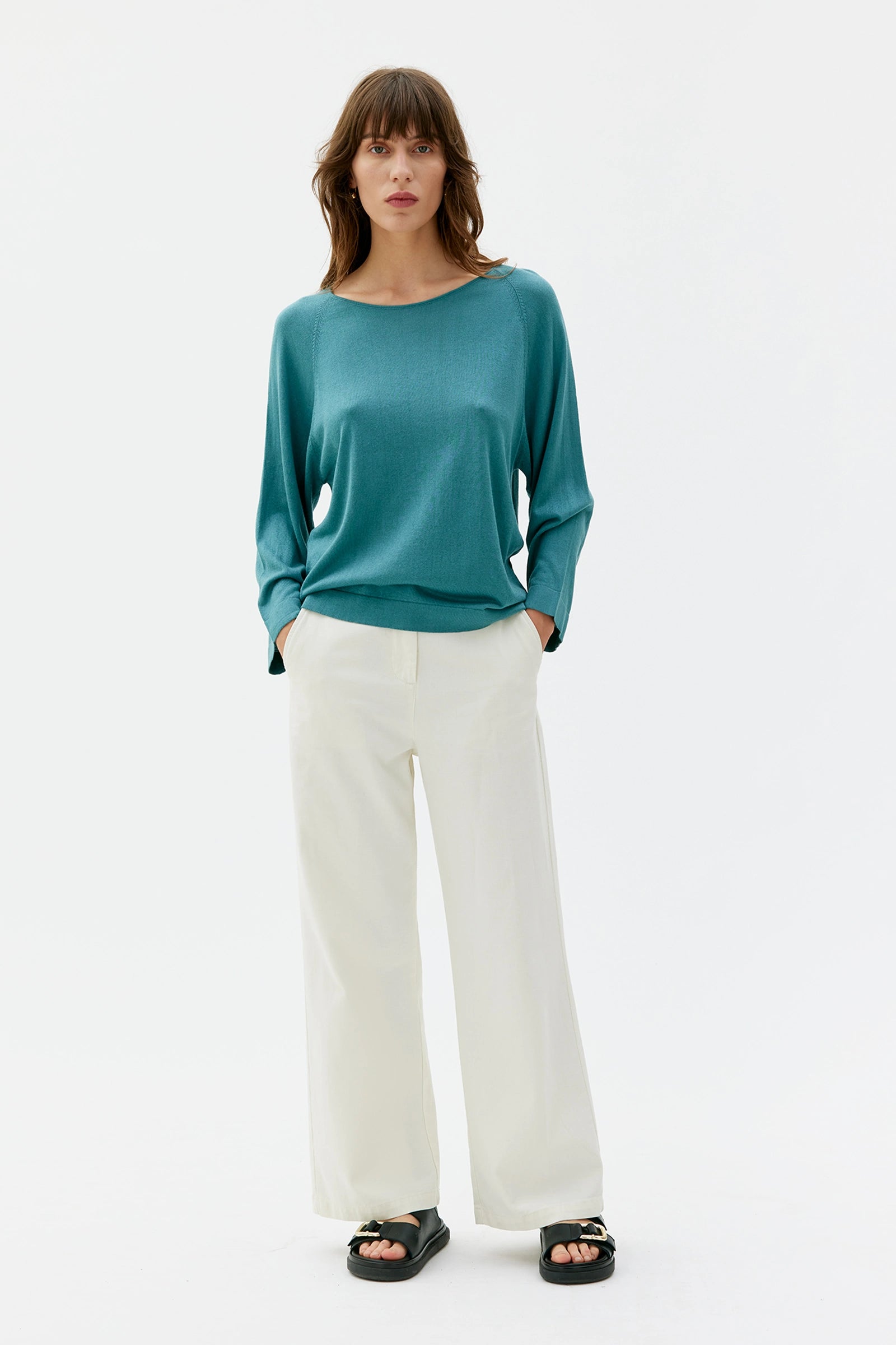 Yvonne Kashmir Silkestopp - Lagoon Green
