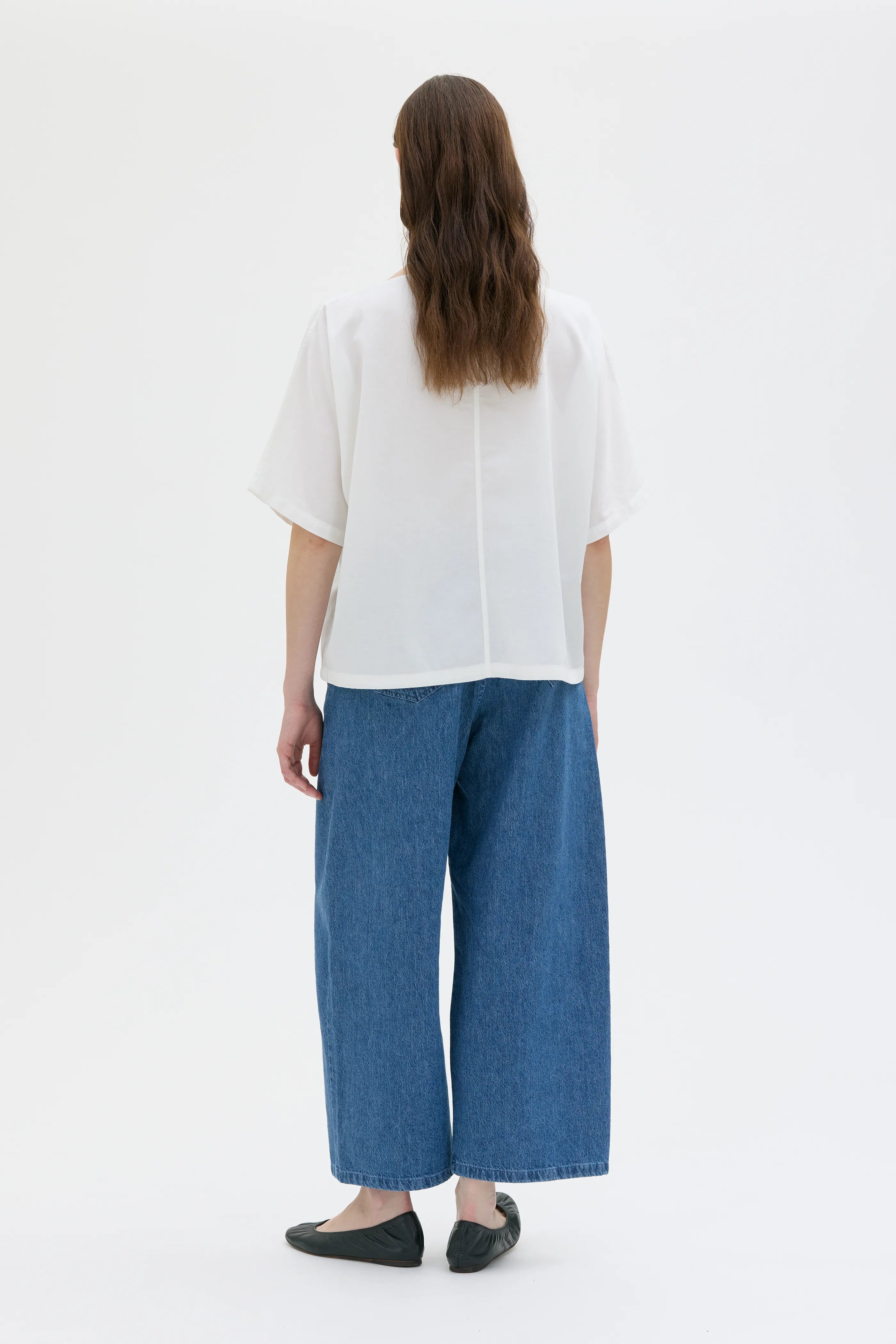 Lior Tencel Organic Cotton Linen Blouse - White
Lior blus i Tencel, ekologisk bomull och Linne - Vit
