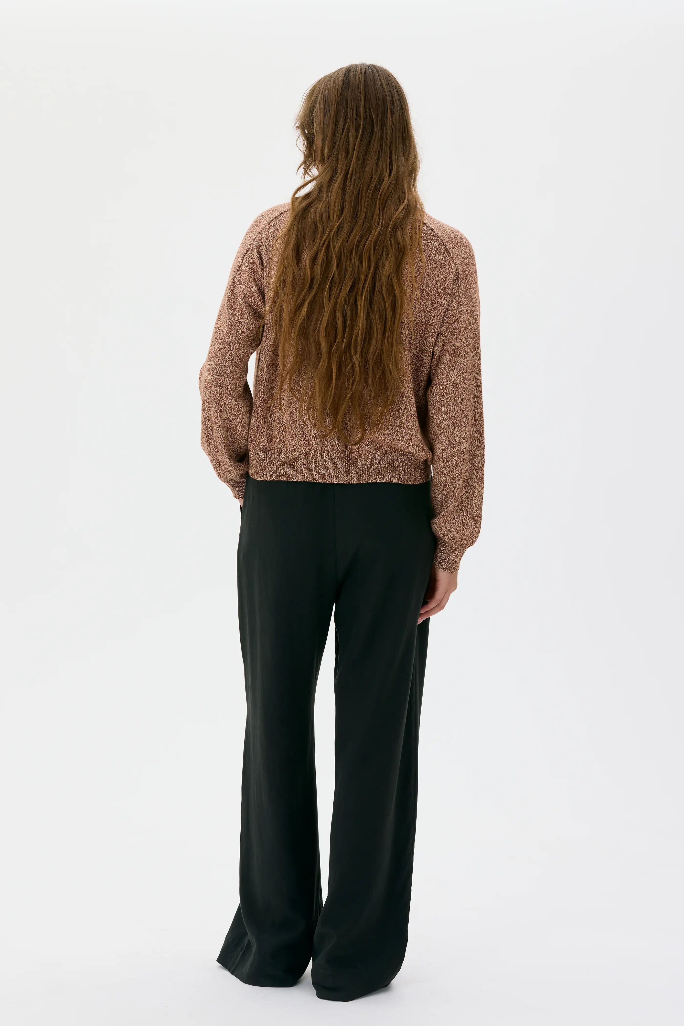 Lita Organic Cotton Linen Cardigan - Hickory Mouliné
Lita kofta i ekologisk bomull och linne - Hickory Mouliné