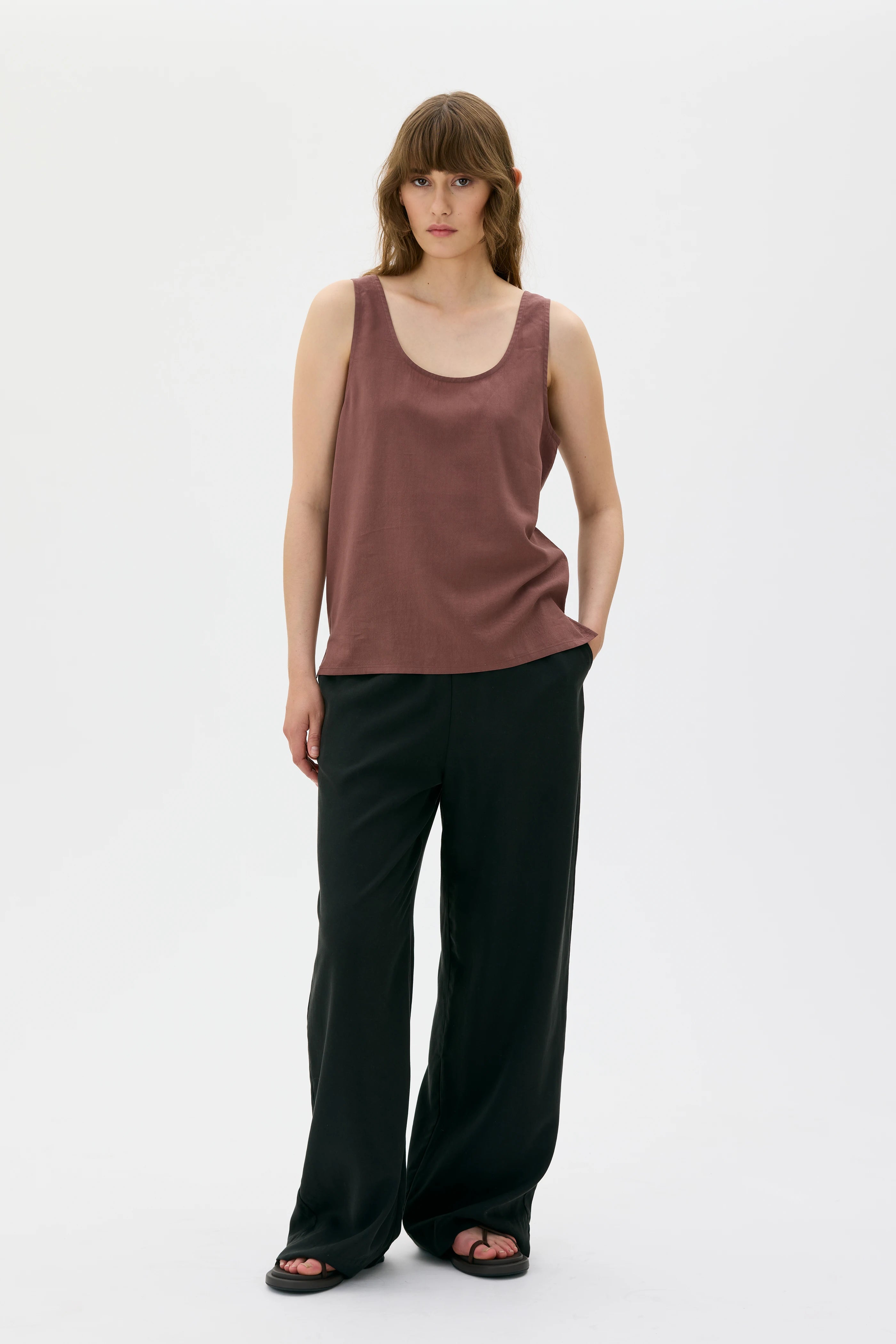 Sika Light Tencel Singlet - Hickory
Sika - lätt Tencel linne - Brun