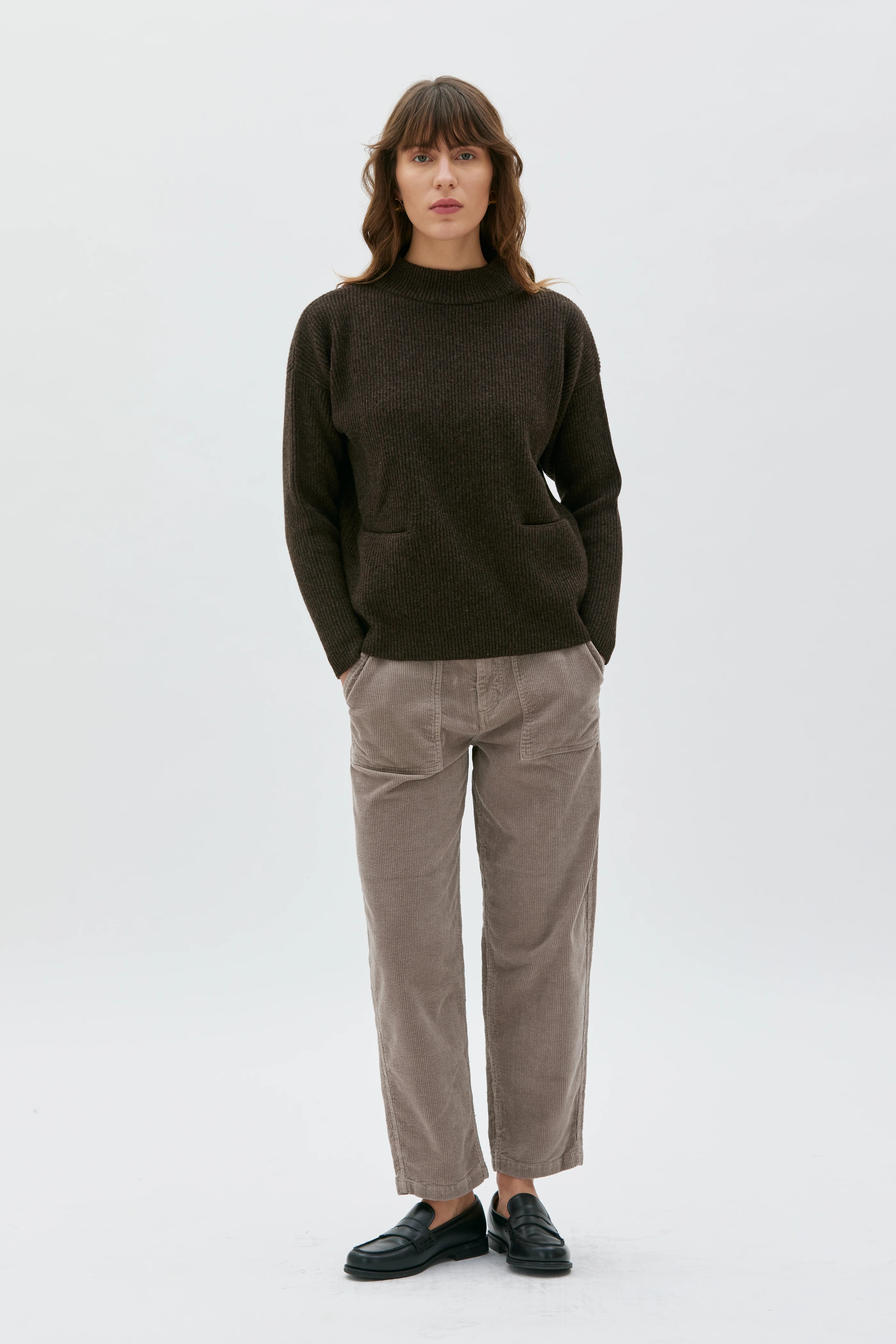 Ruth Manchesterbyxa - Taupe Melange