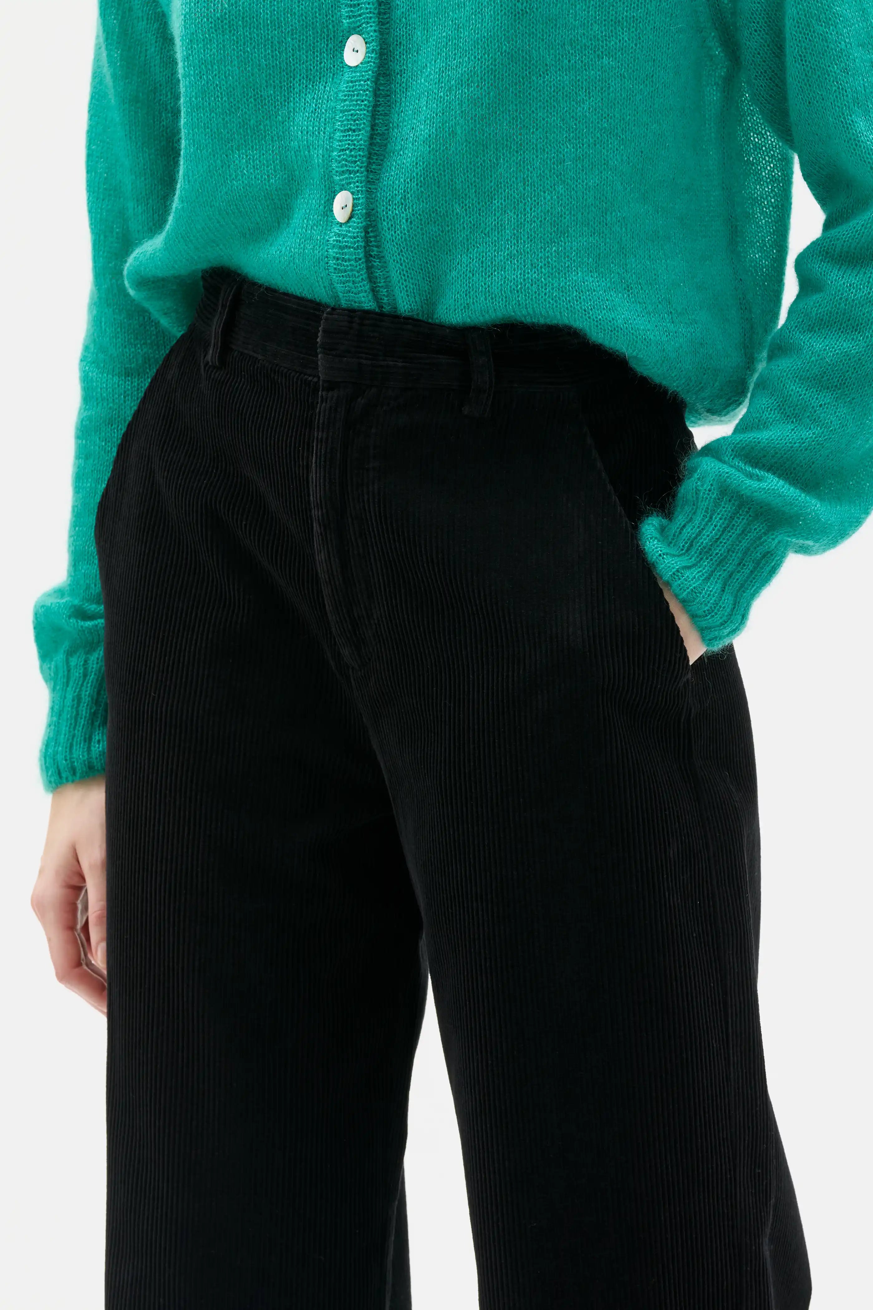 Aya Manchesterbyxor Med Vidd - 59 Black 
