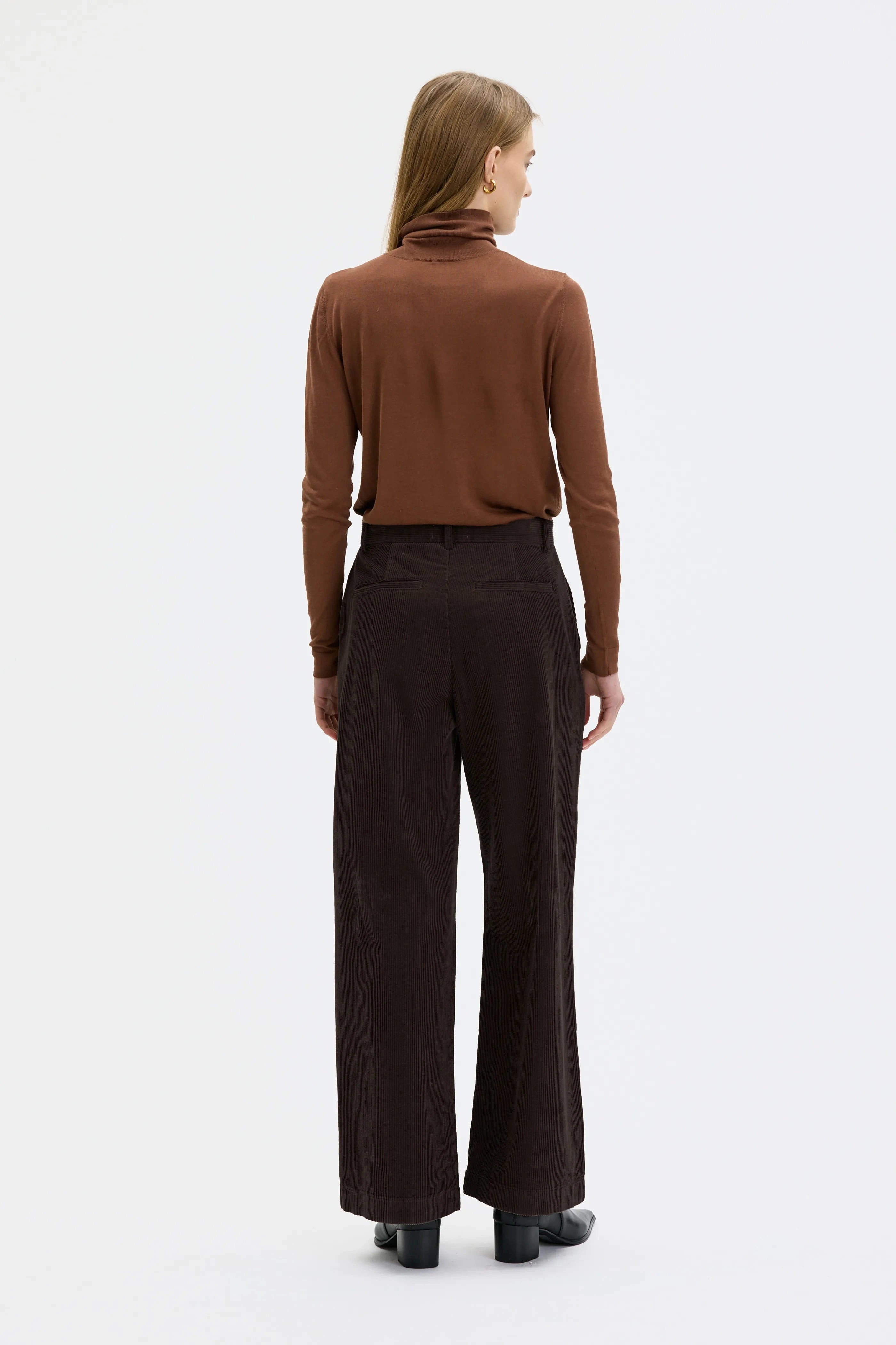 Aya Vida Manchesterbyxor - Morel Brown