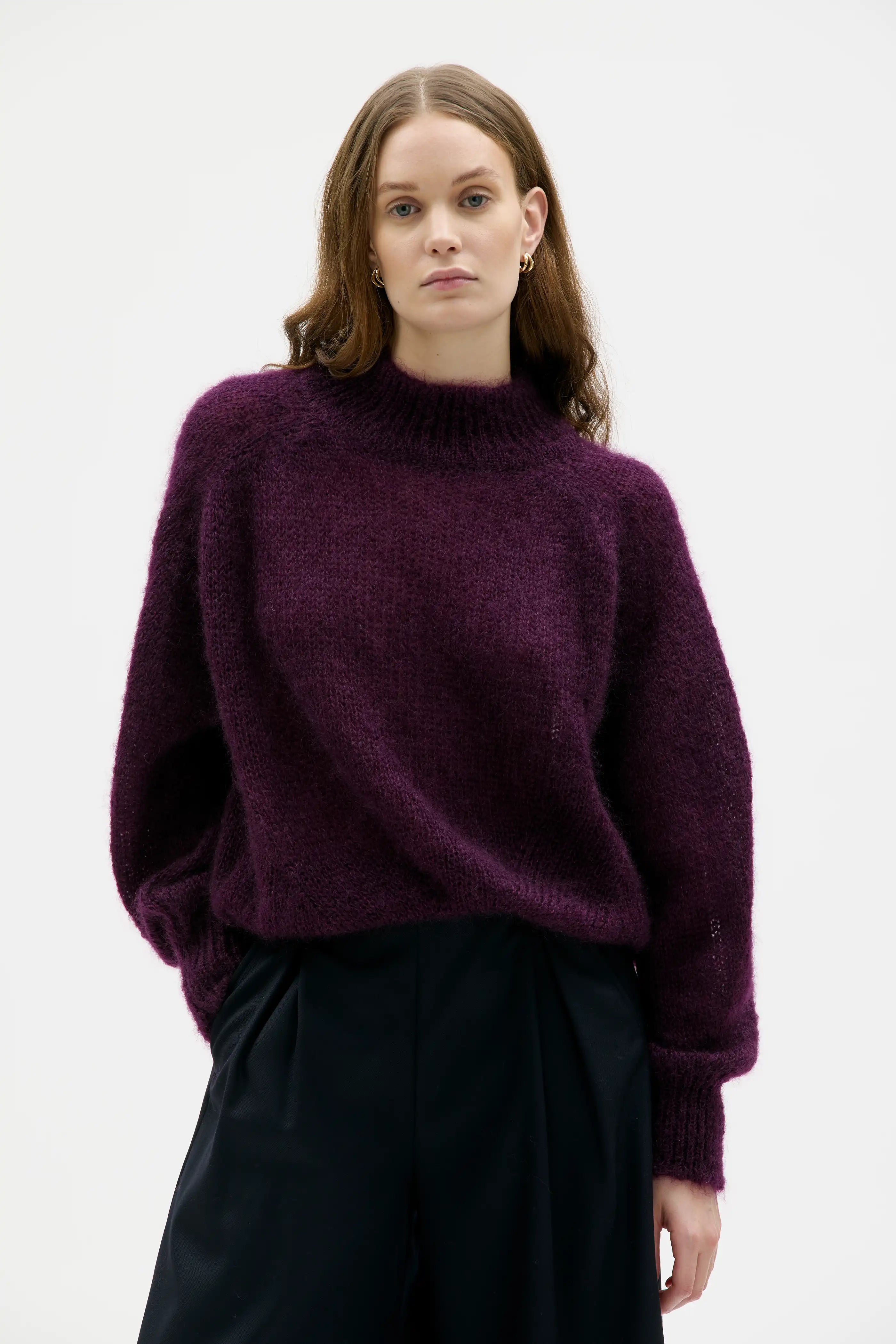 Tula culottebyxor i ull - Black