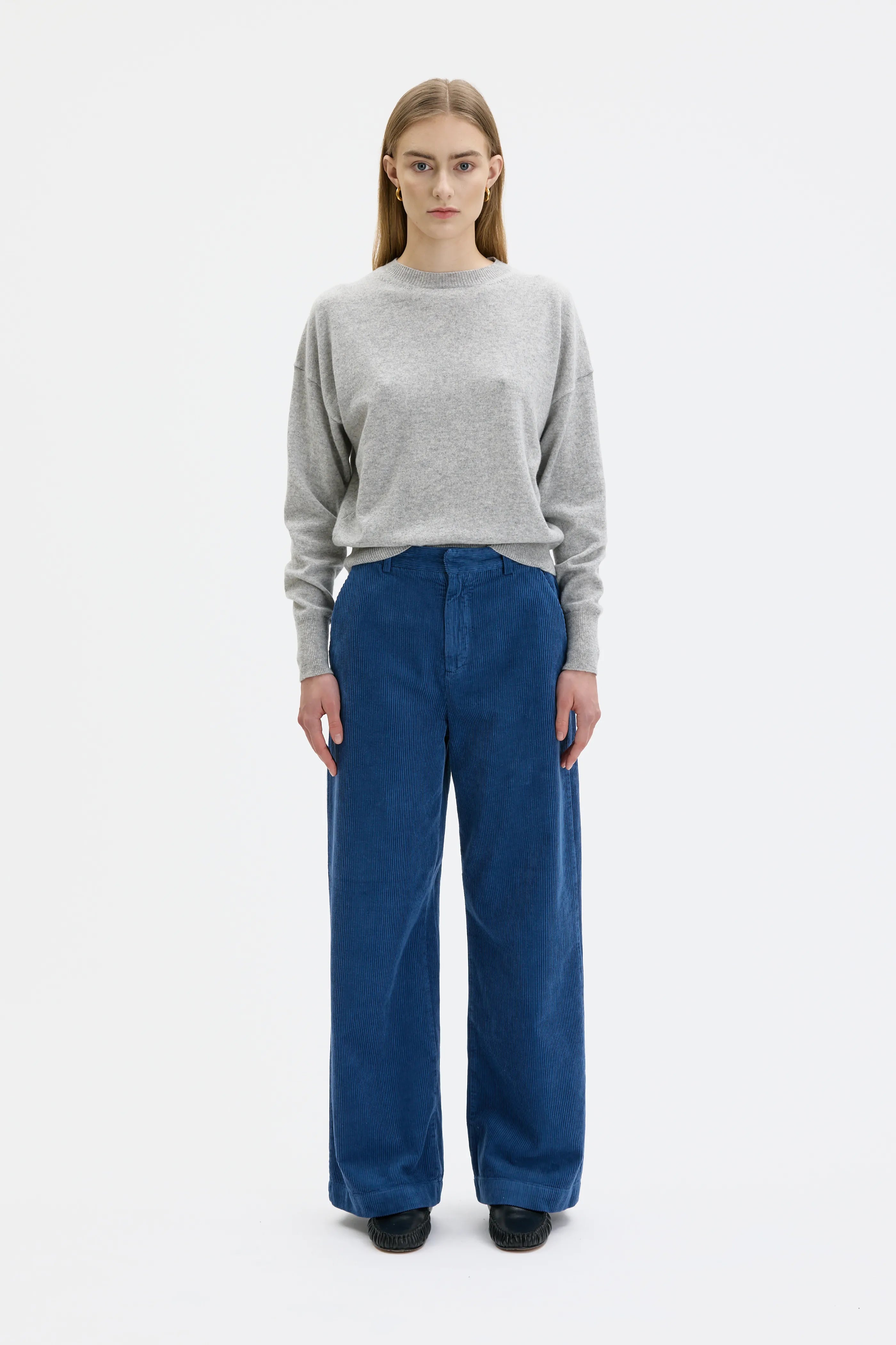 Aya Vida Manchesterbyxor - Lazuli blue