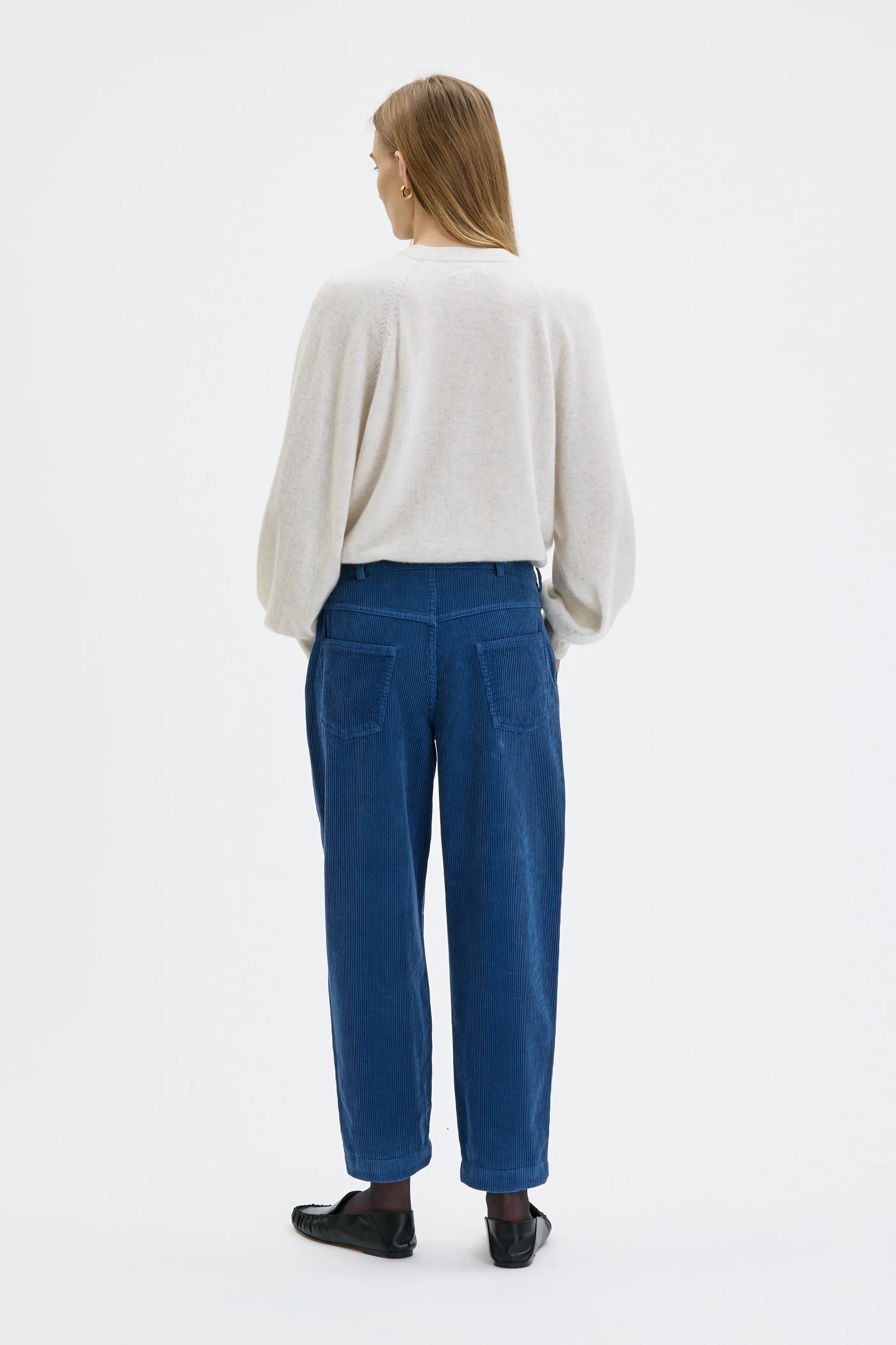 Aiza Cashmere Sweatshirt – Light Grey Melange