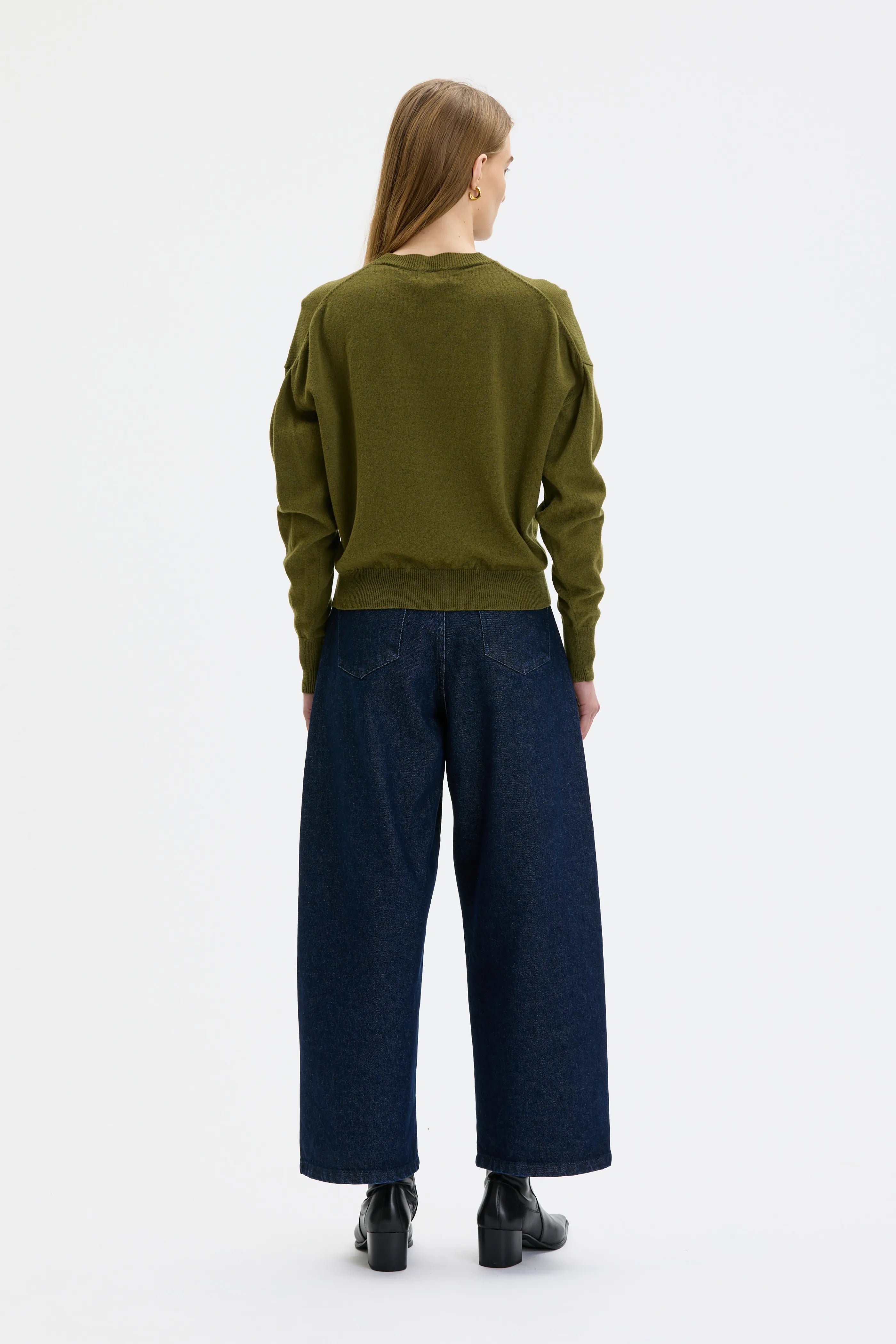 Ior Cashmere Wool Sweater - Lizard Green