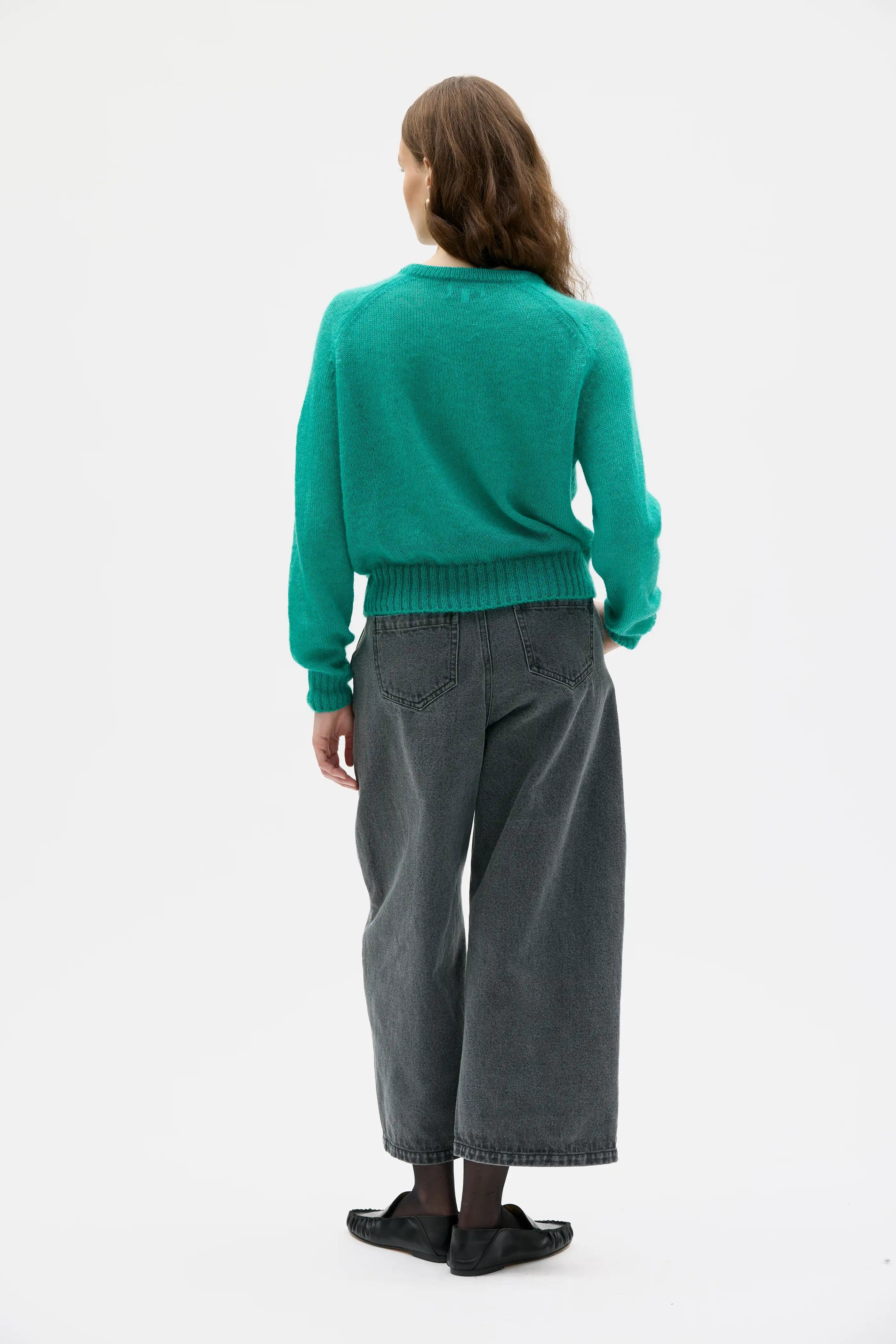 Saio Kofta i Silke och Mohair - Spear Mint