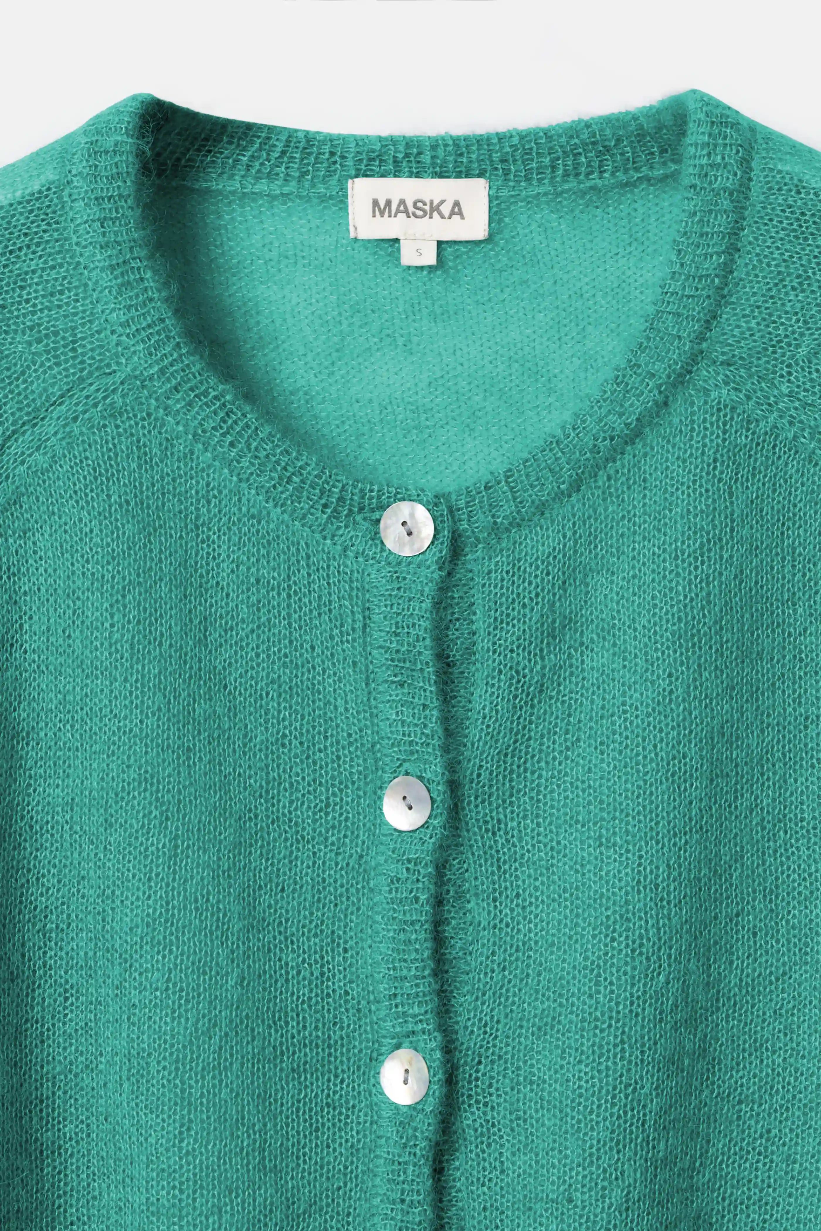Saio Kofta i Silke och Mohair - Spear Mint