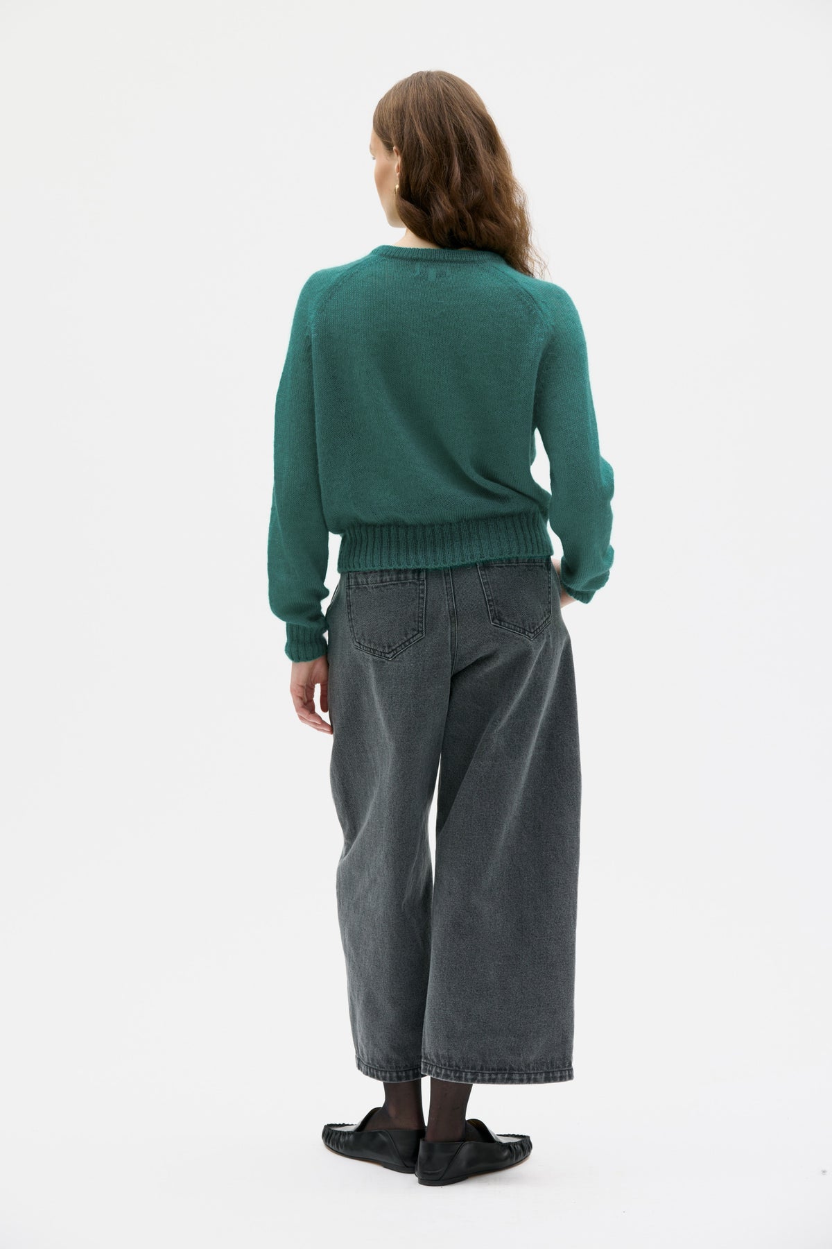Saio Silk Mohair Cardigan - Spear Mint