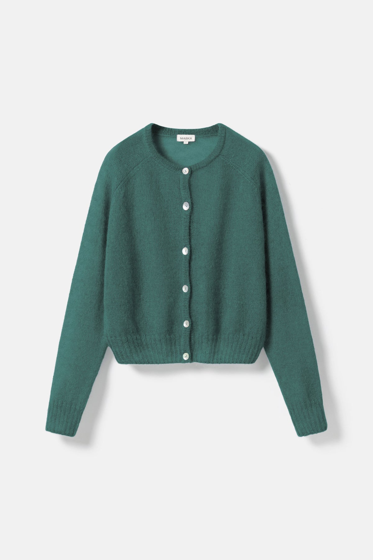 Saio Silk Mohair Cardigan - Spear Mint